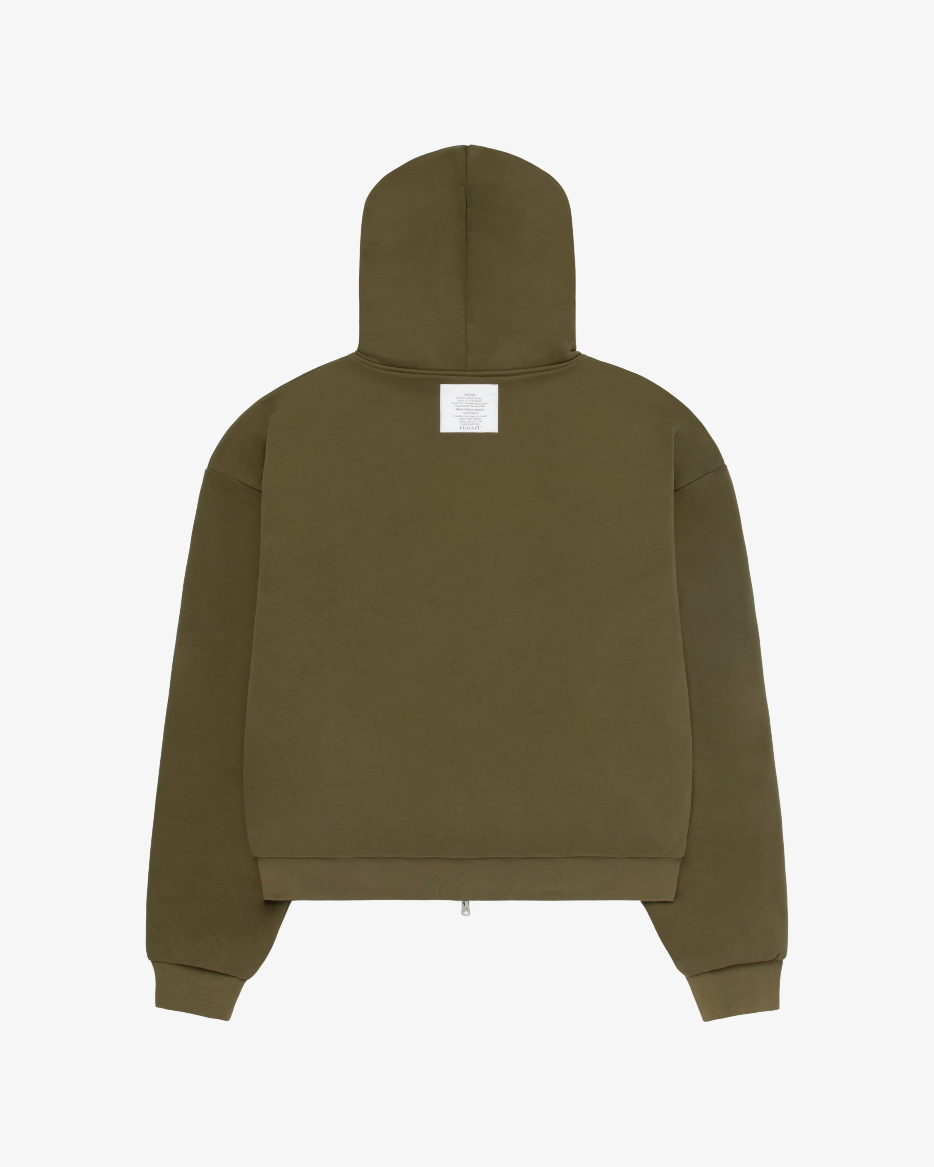 Army/Press Reversible Zip Hoodie - Image 4