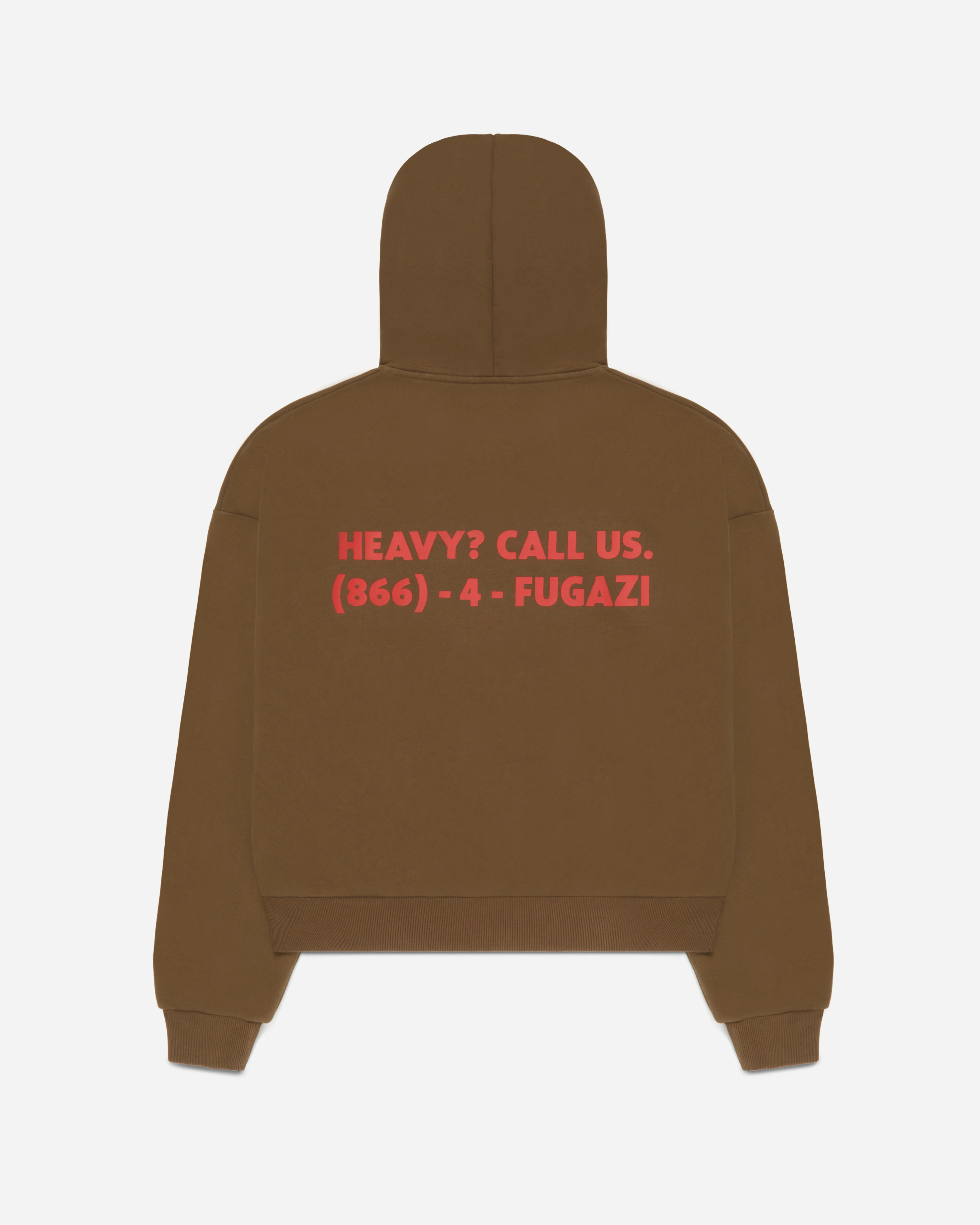 Beam Zip Hoodie Brown - Image 3