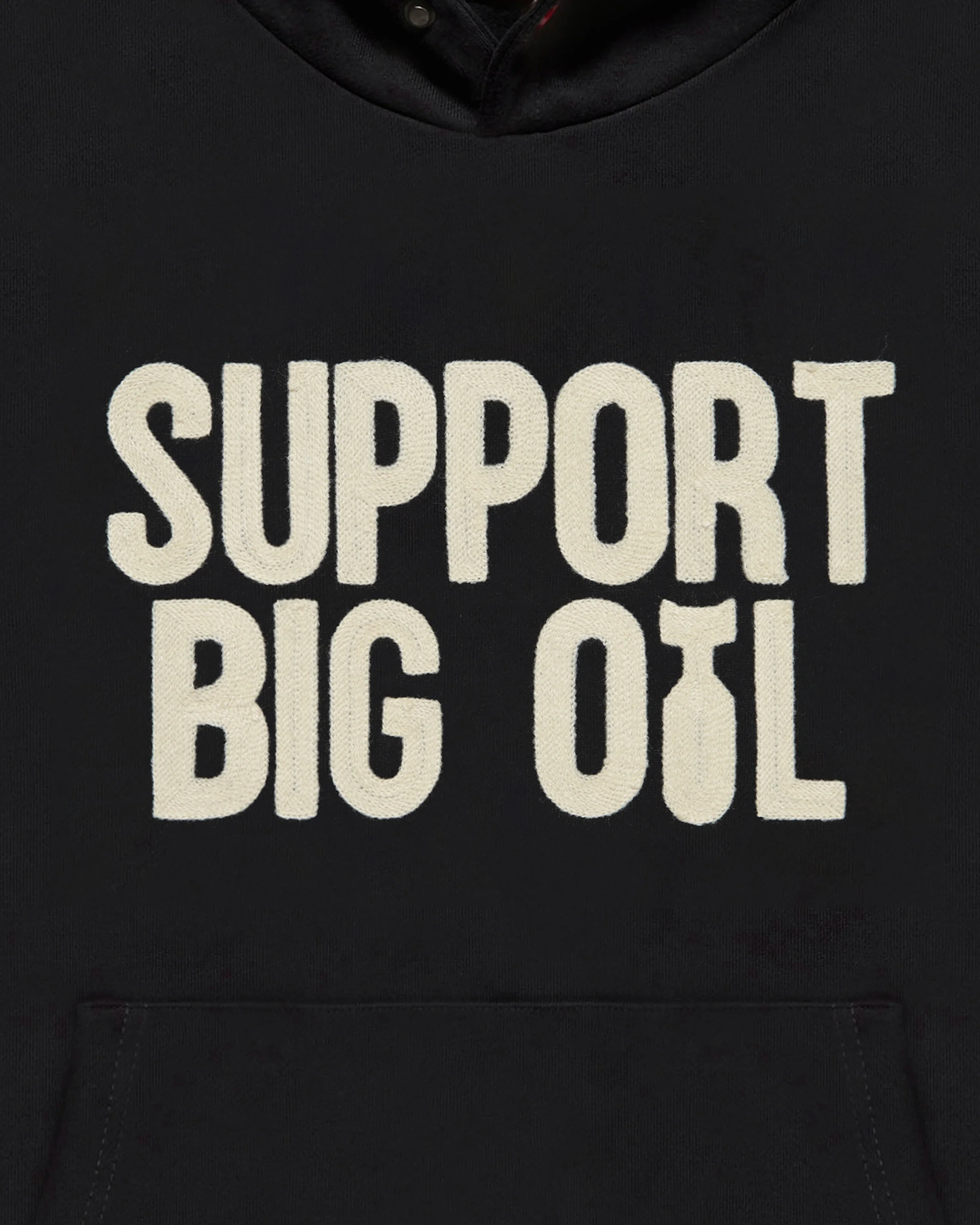 Big Oil Hoodie Black - Image 2