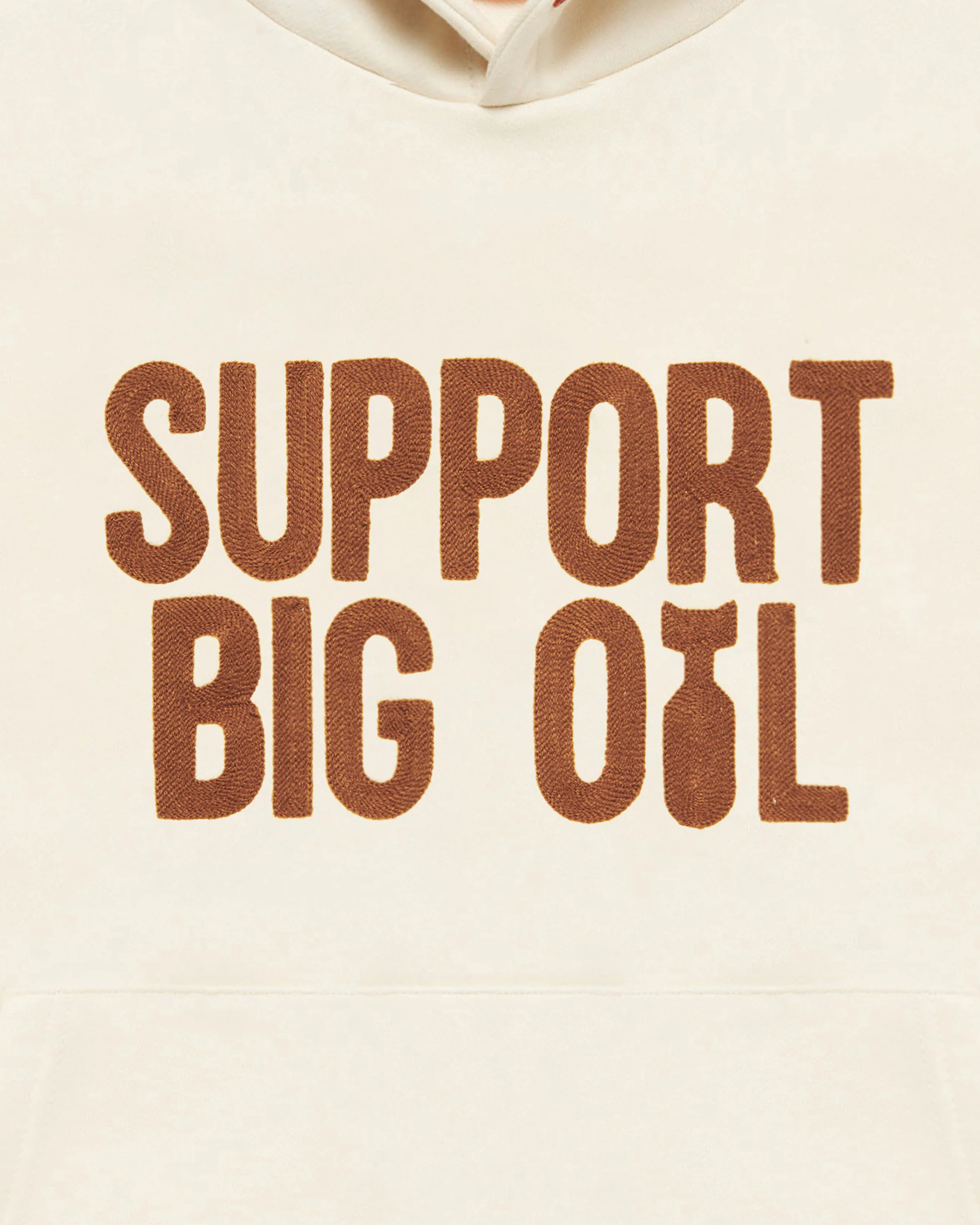Big Oil Hoodie Cream - Image 2