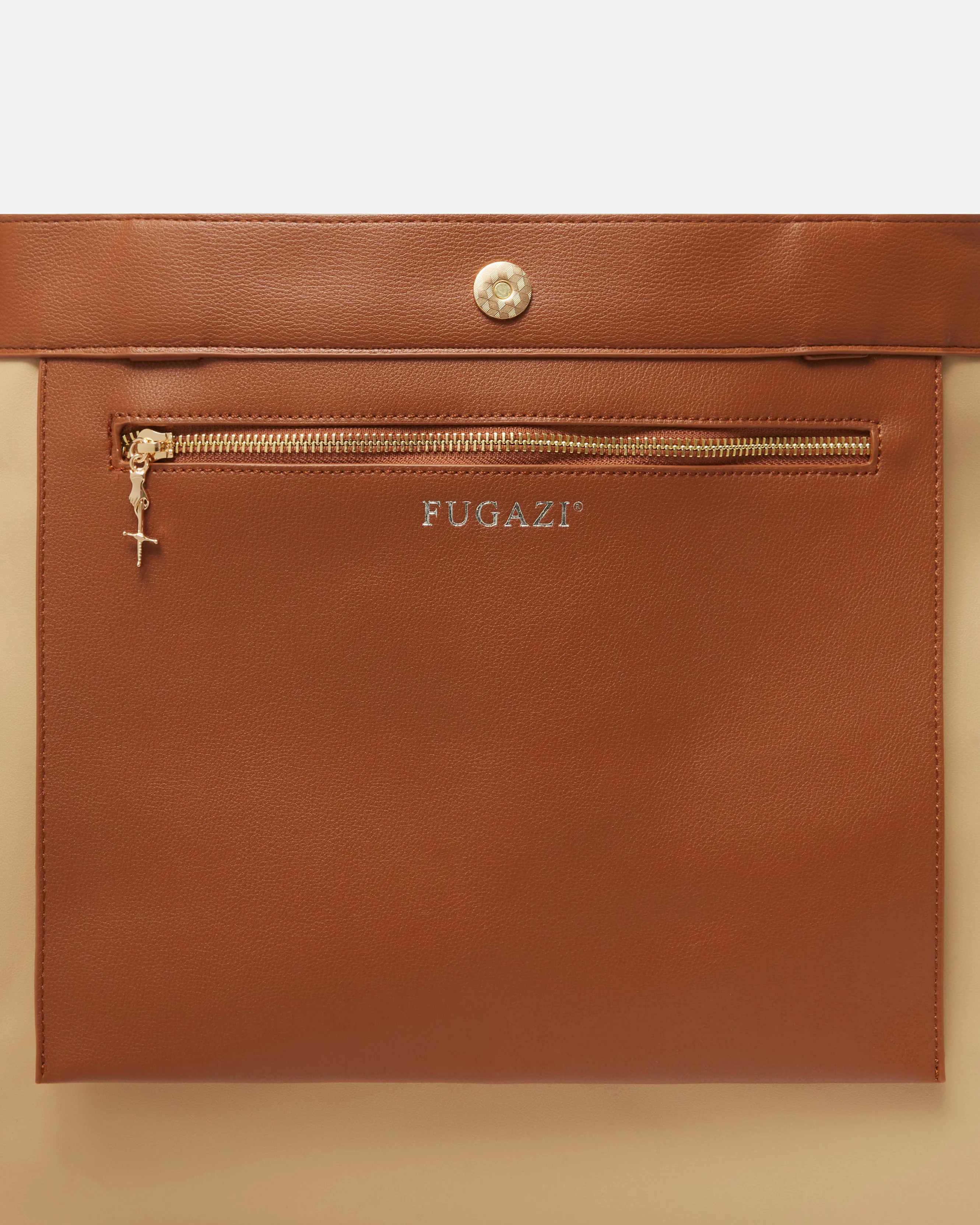 Bullseye Weekender Bag Brown - Image 4