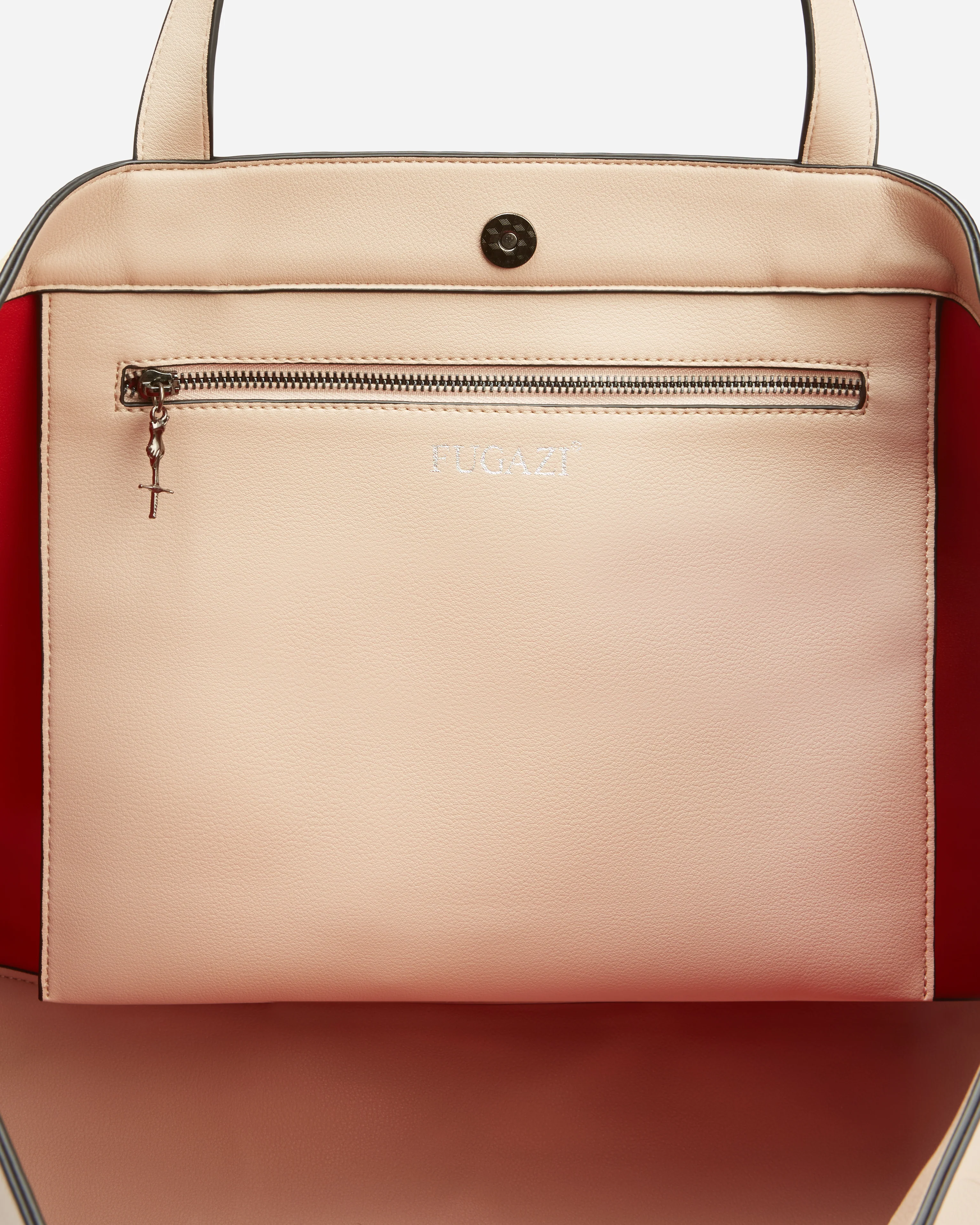 Bullseye Weekender Bag Cream - Image 4