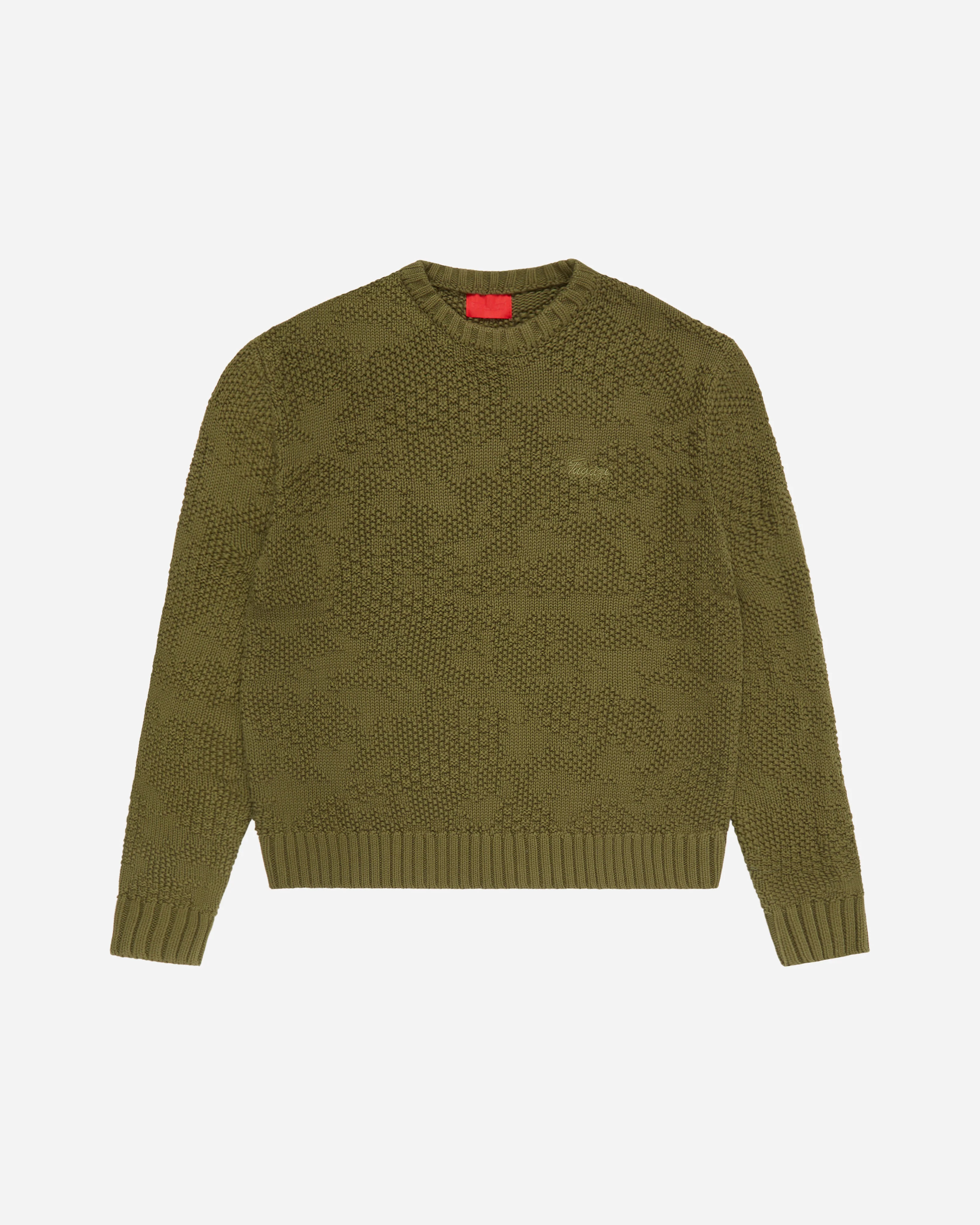 Camotex Knit Sweater Olive