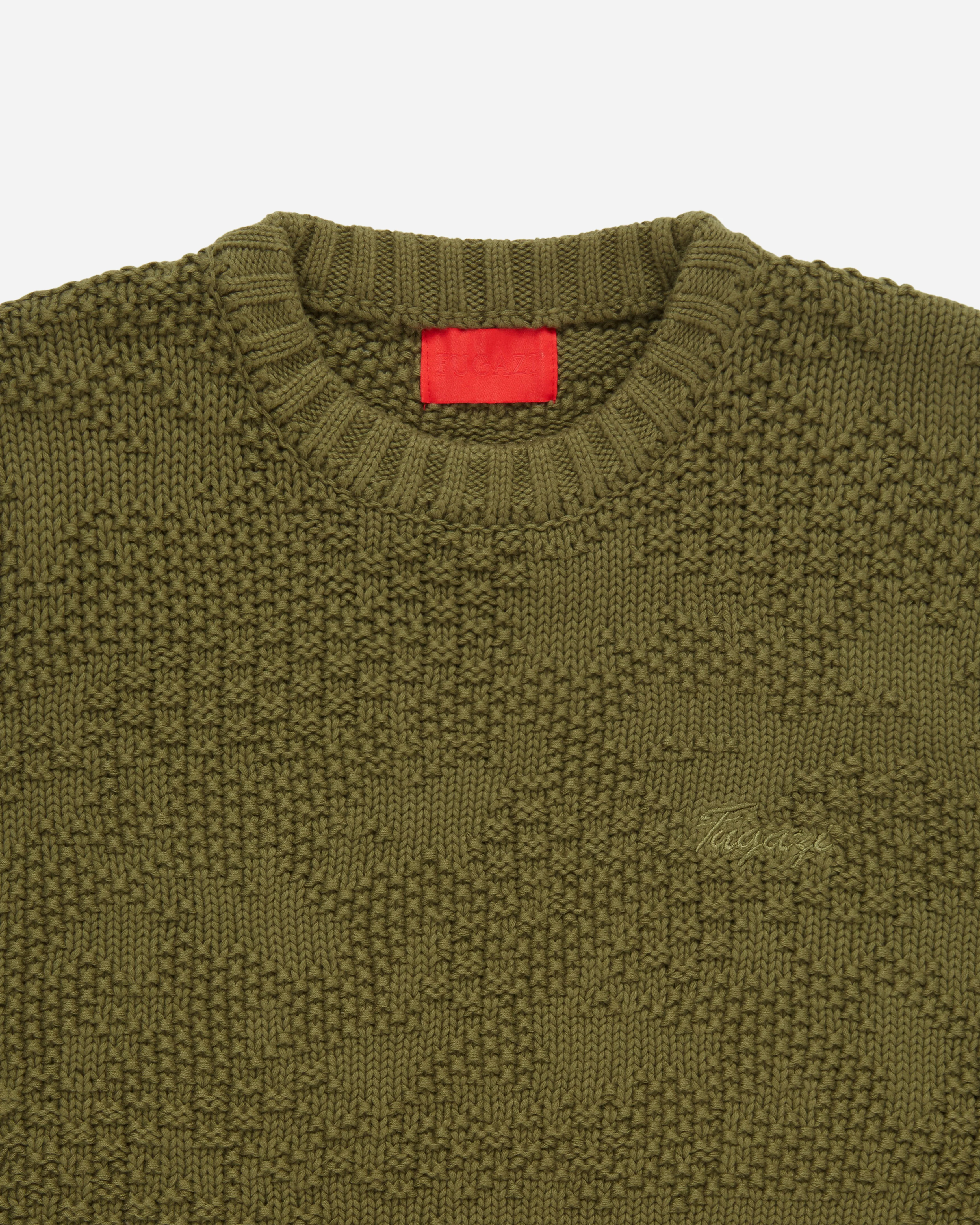 Camotex Knit Sweater Olive - Image 2