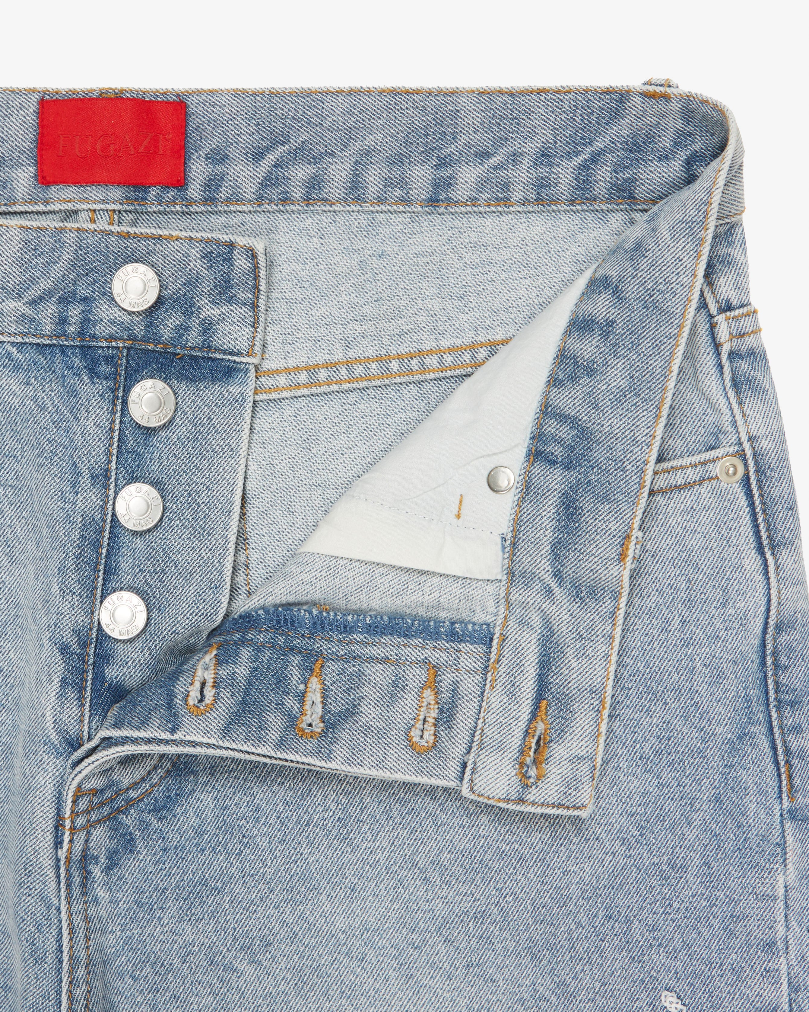 Chain Splatter Jeans Light Washed - Image 3