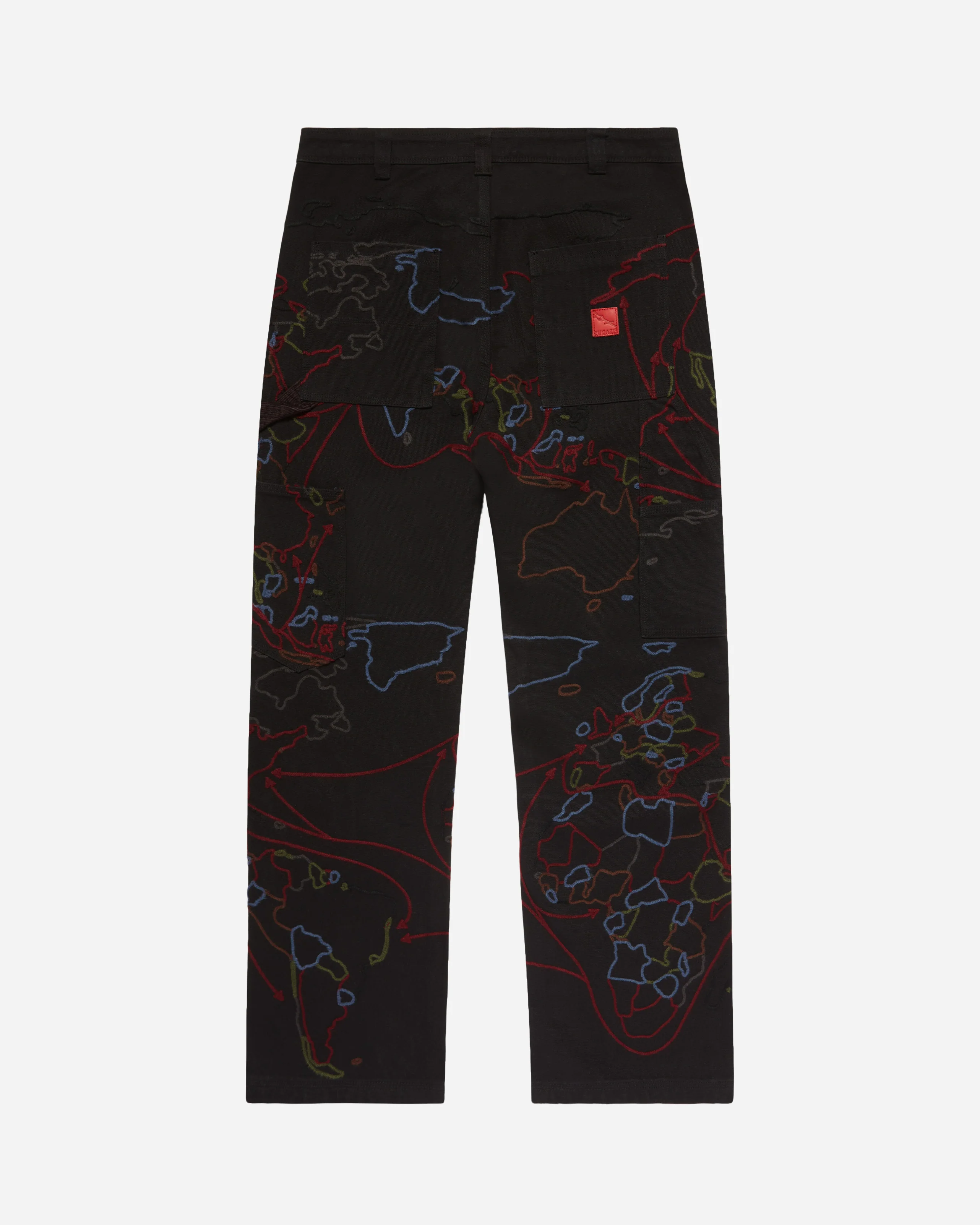 Chain Stitch Trade Route Work Pants Black - Image 4