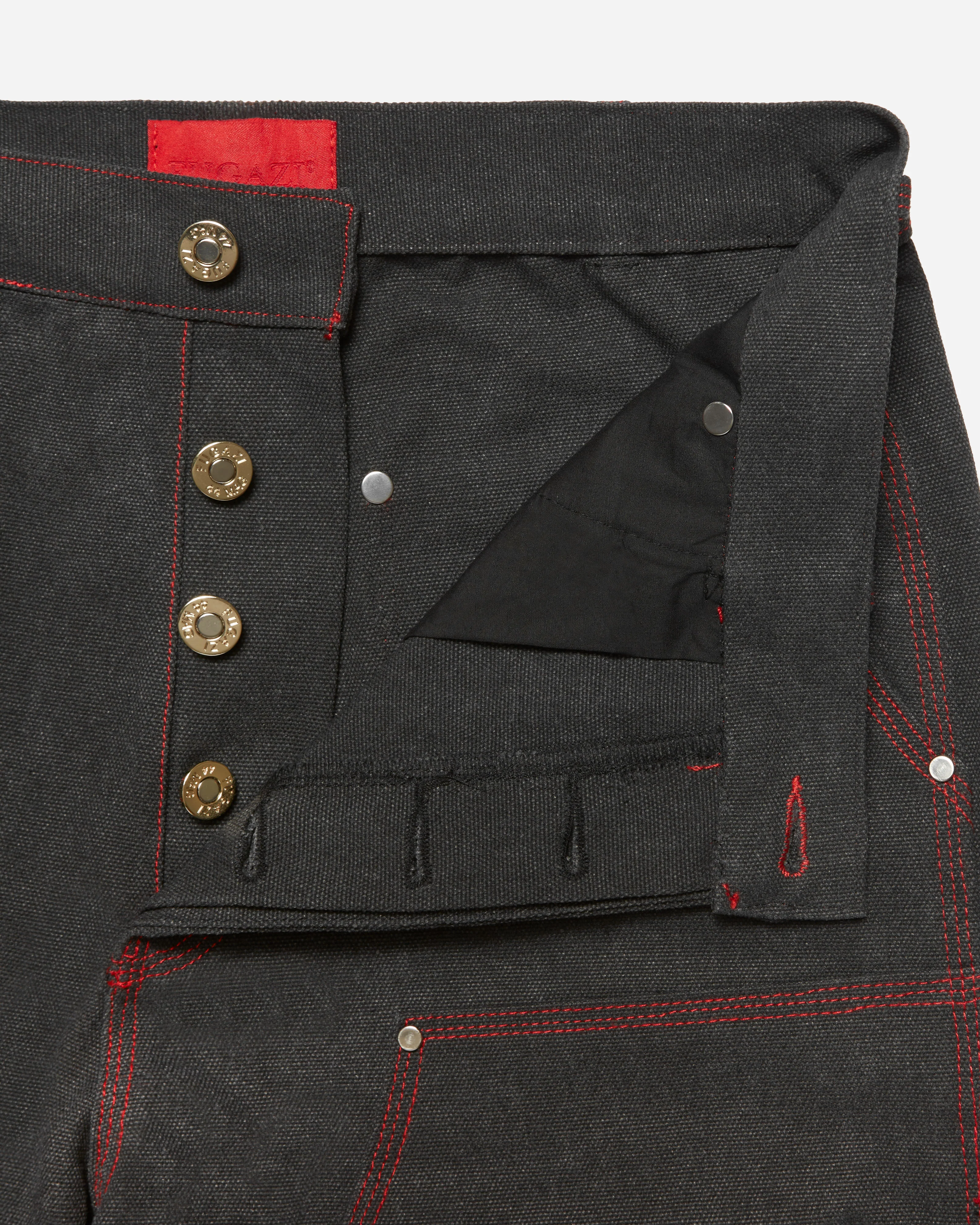 Contrast Stitch Double Knee Work Pant - Image 2