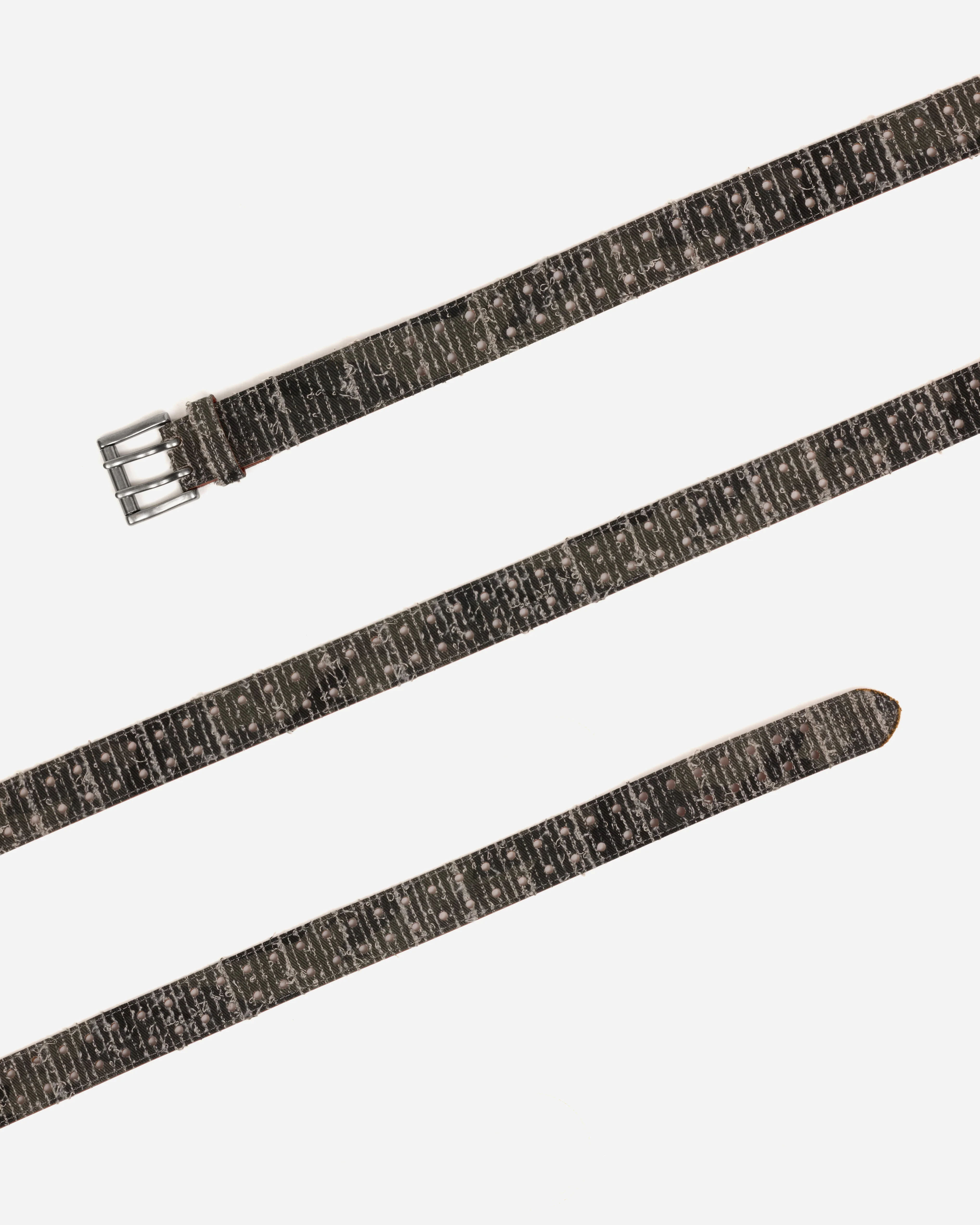 Textured Double Prong Belt Leopard - Image 2