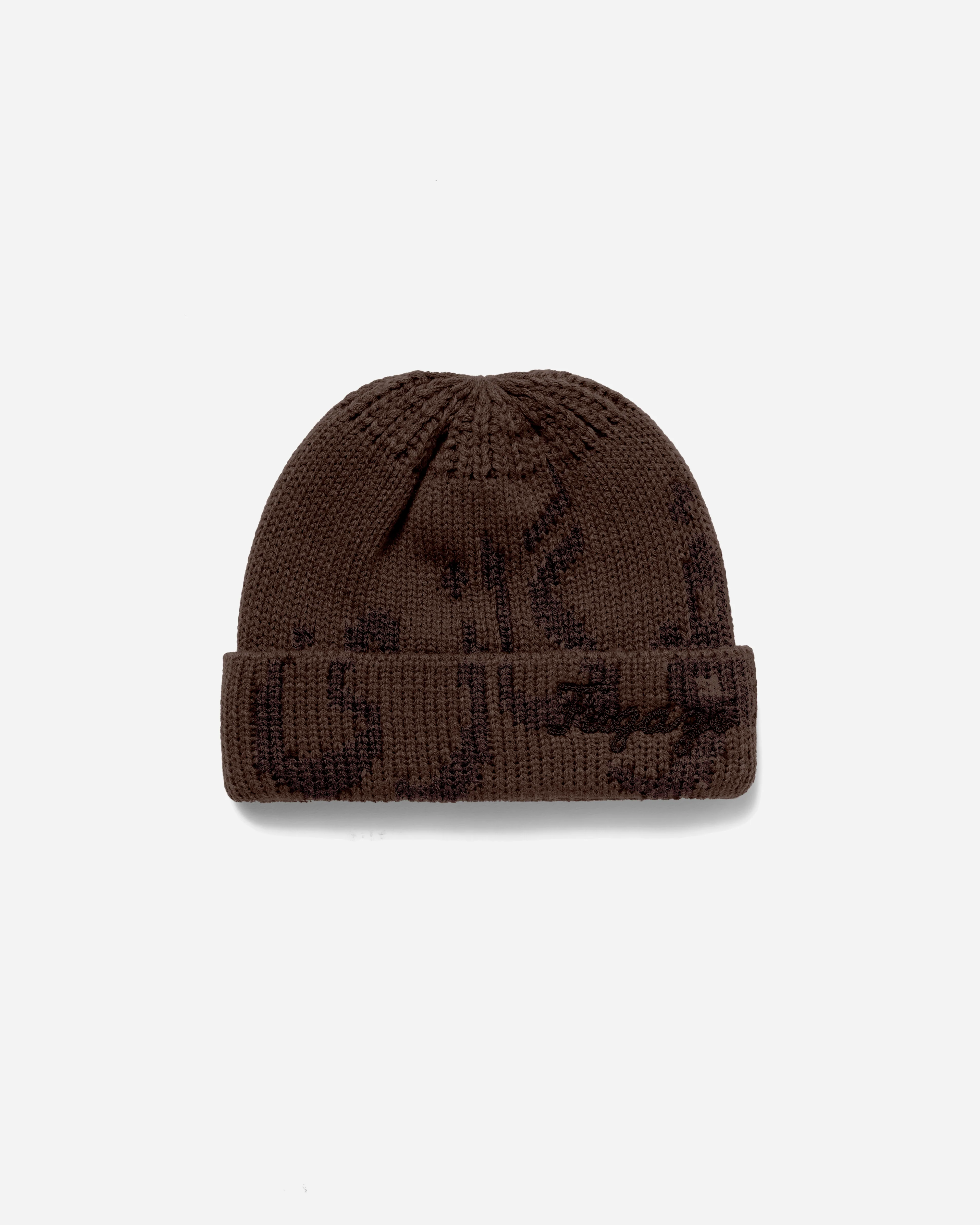Farsi Knit Beanie Brown