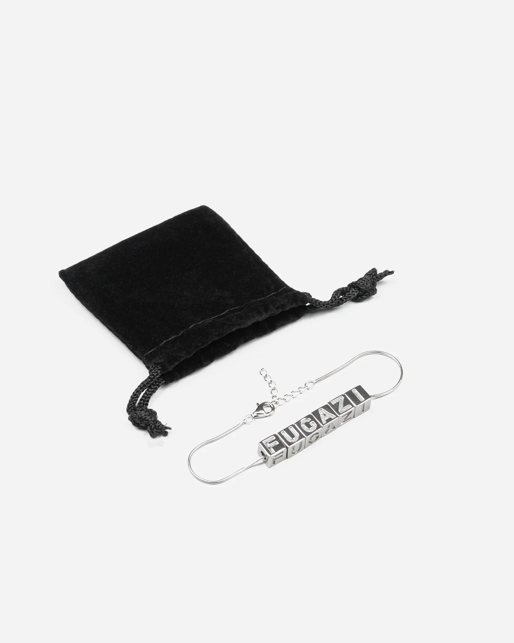 Fugazi Letter Bead Bracelet