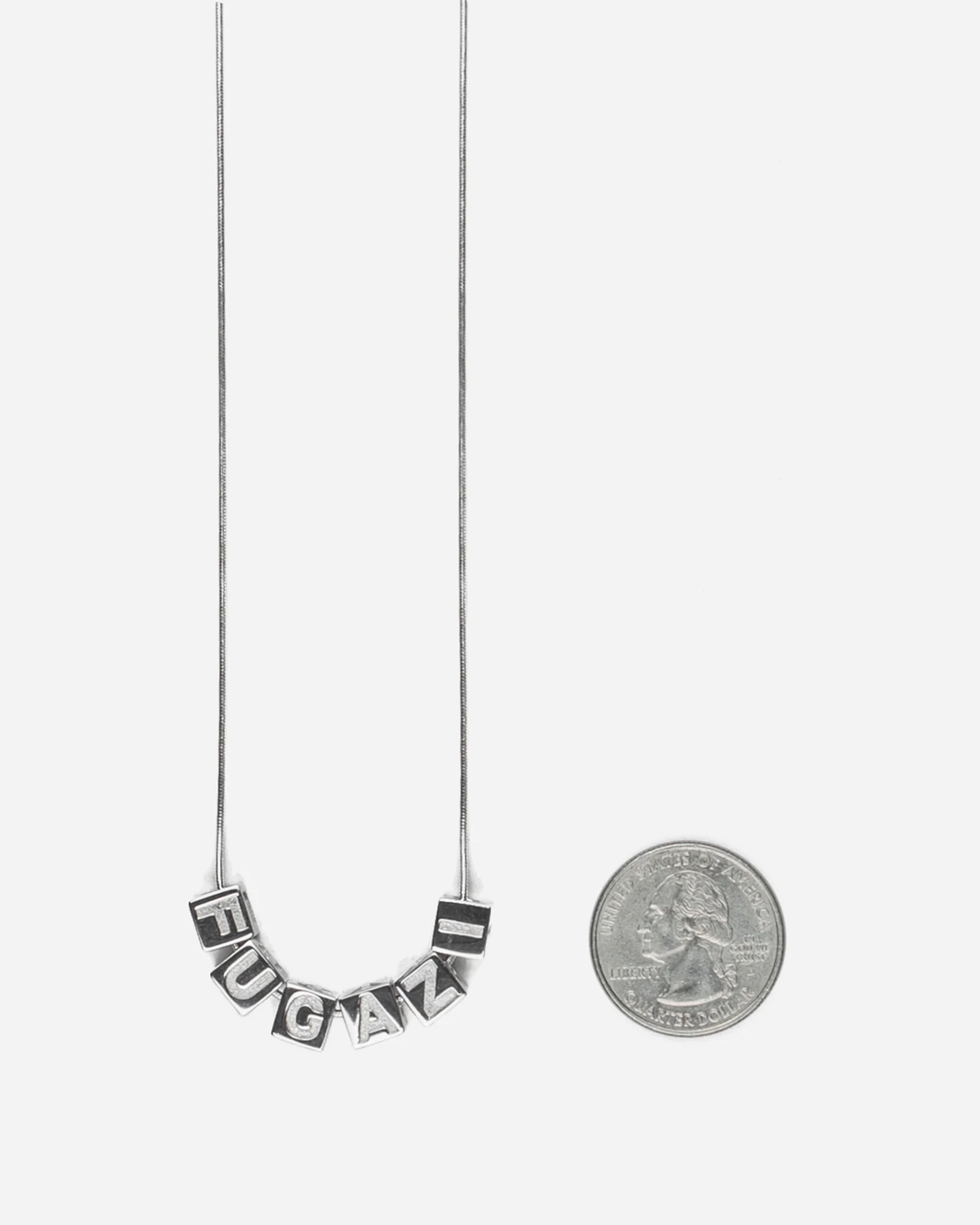 Fugazi Letter Bead Necklace - Image 3