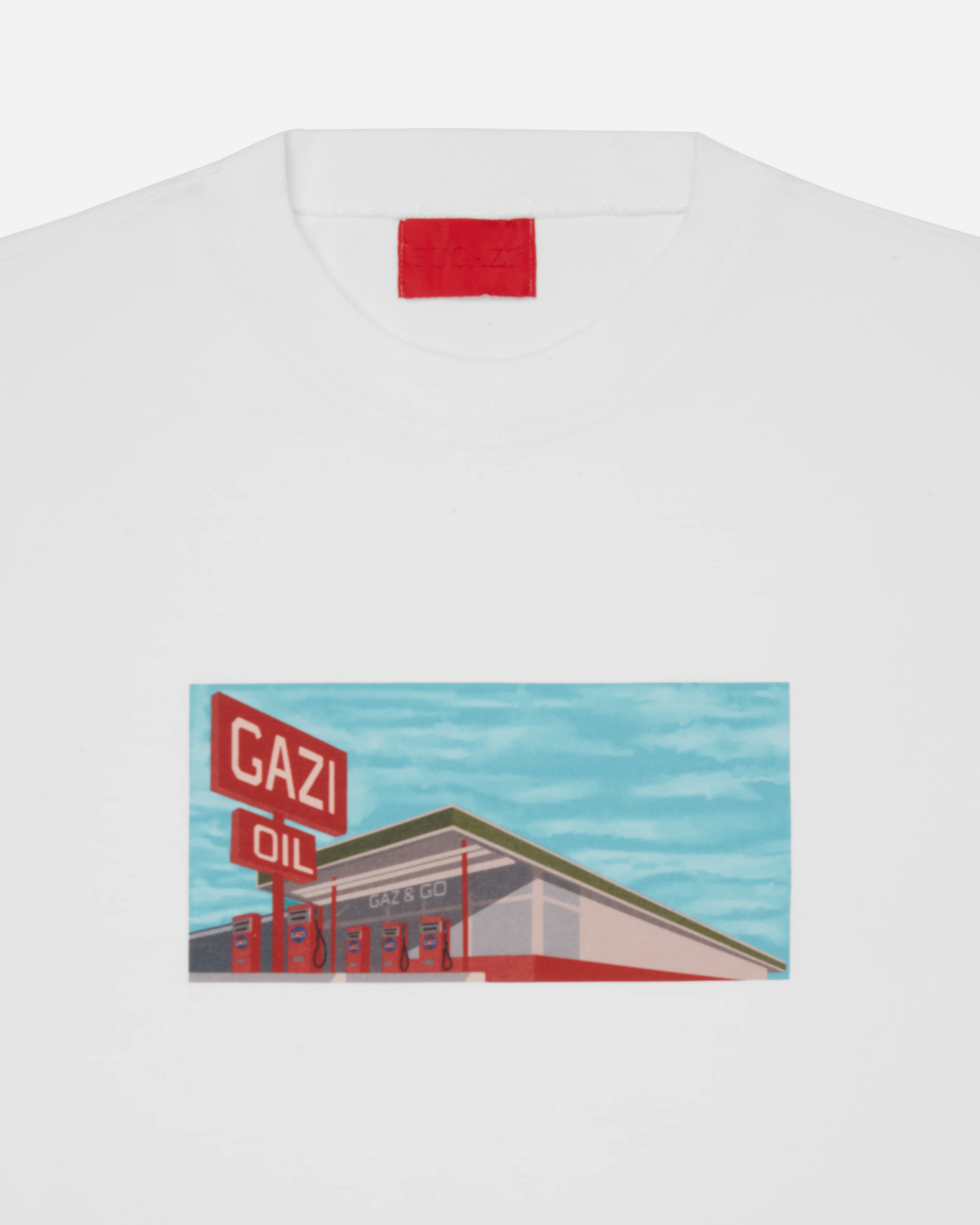 Gazi Oil Tee White - Image 2