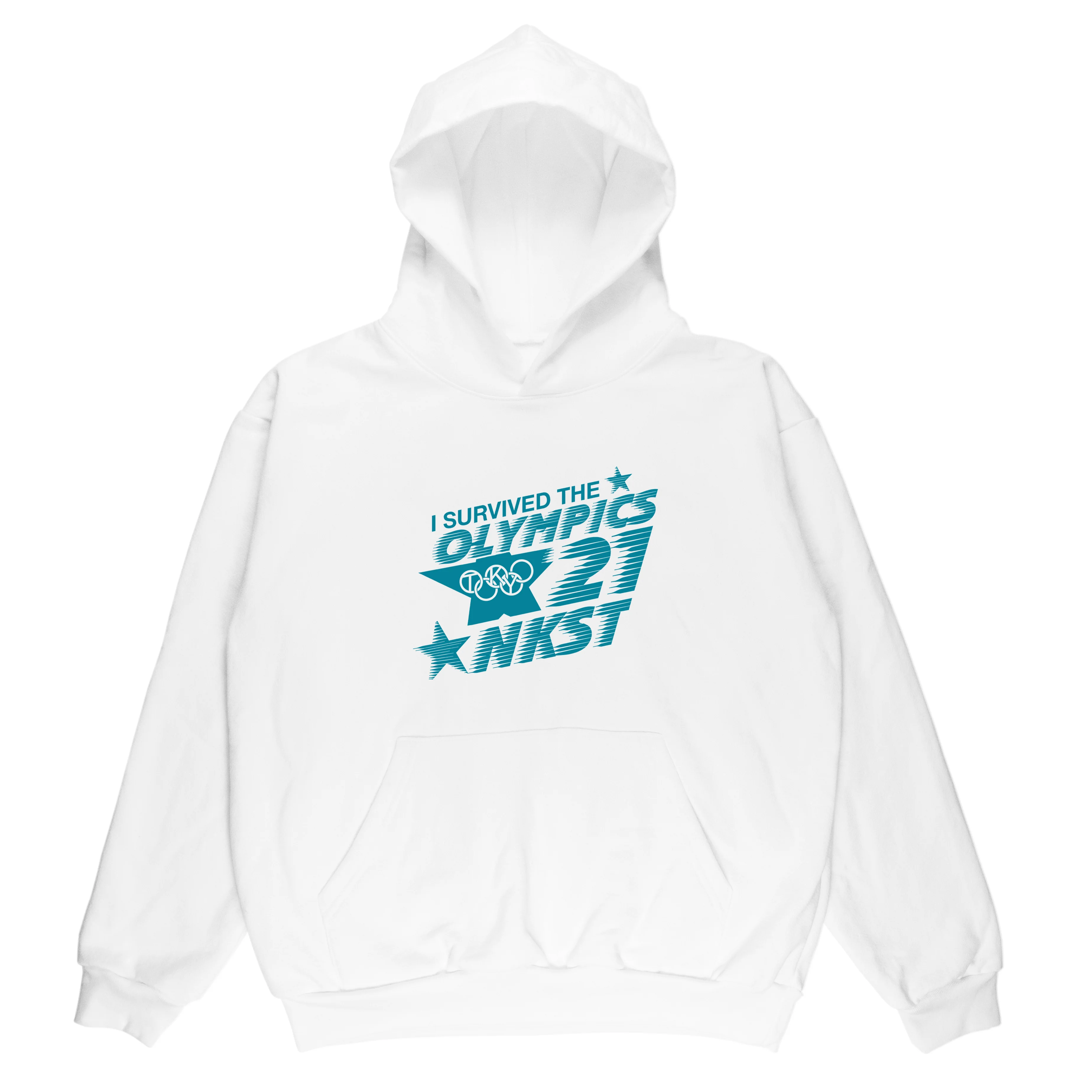I Survived Hoodie Arctic White