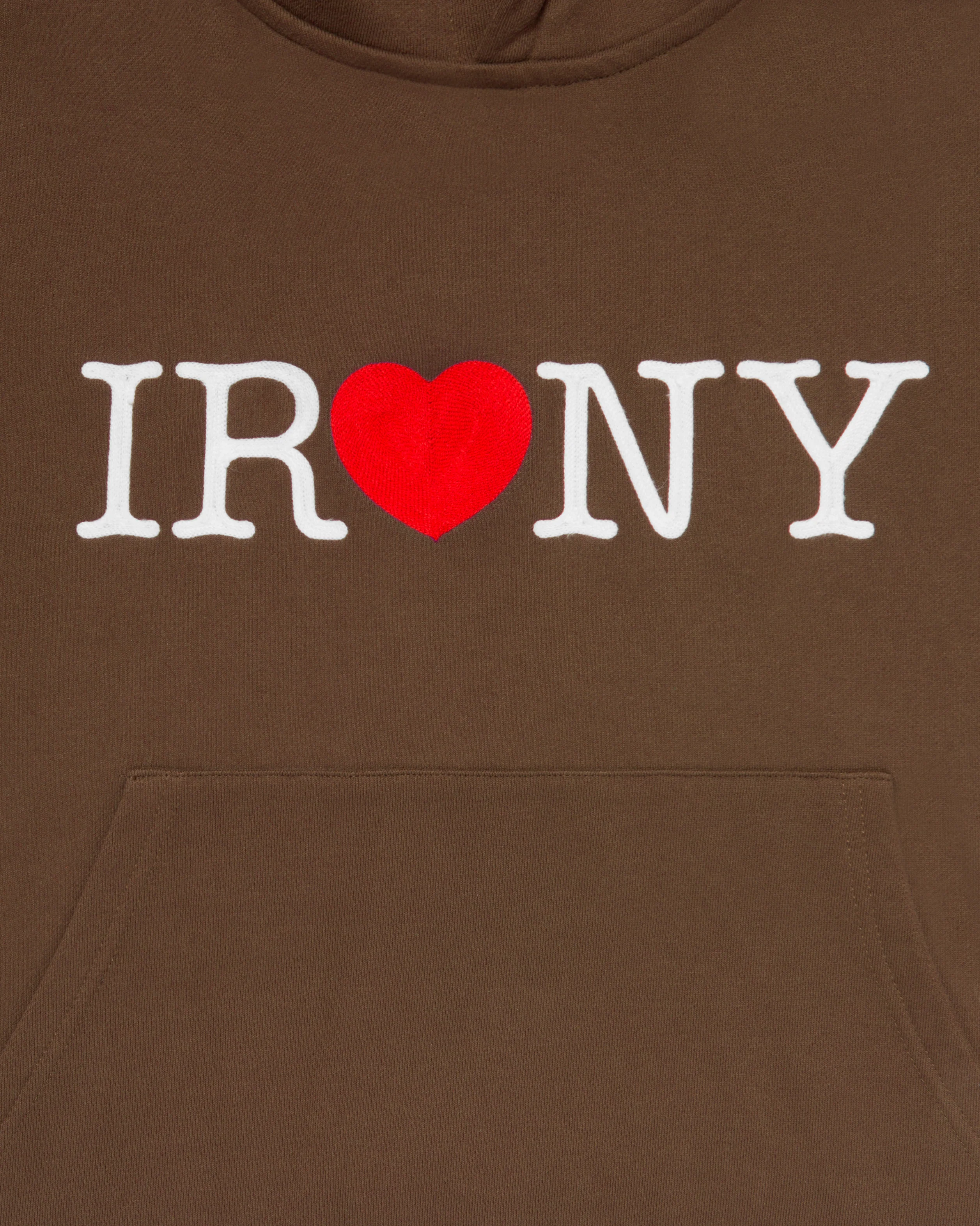 Irony Hoodie Brown - Image 2