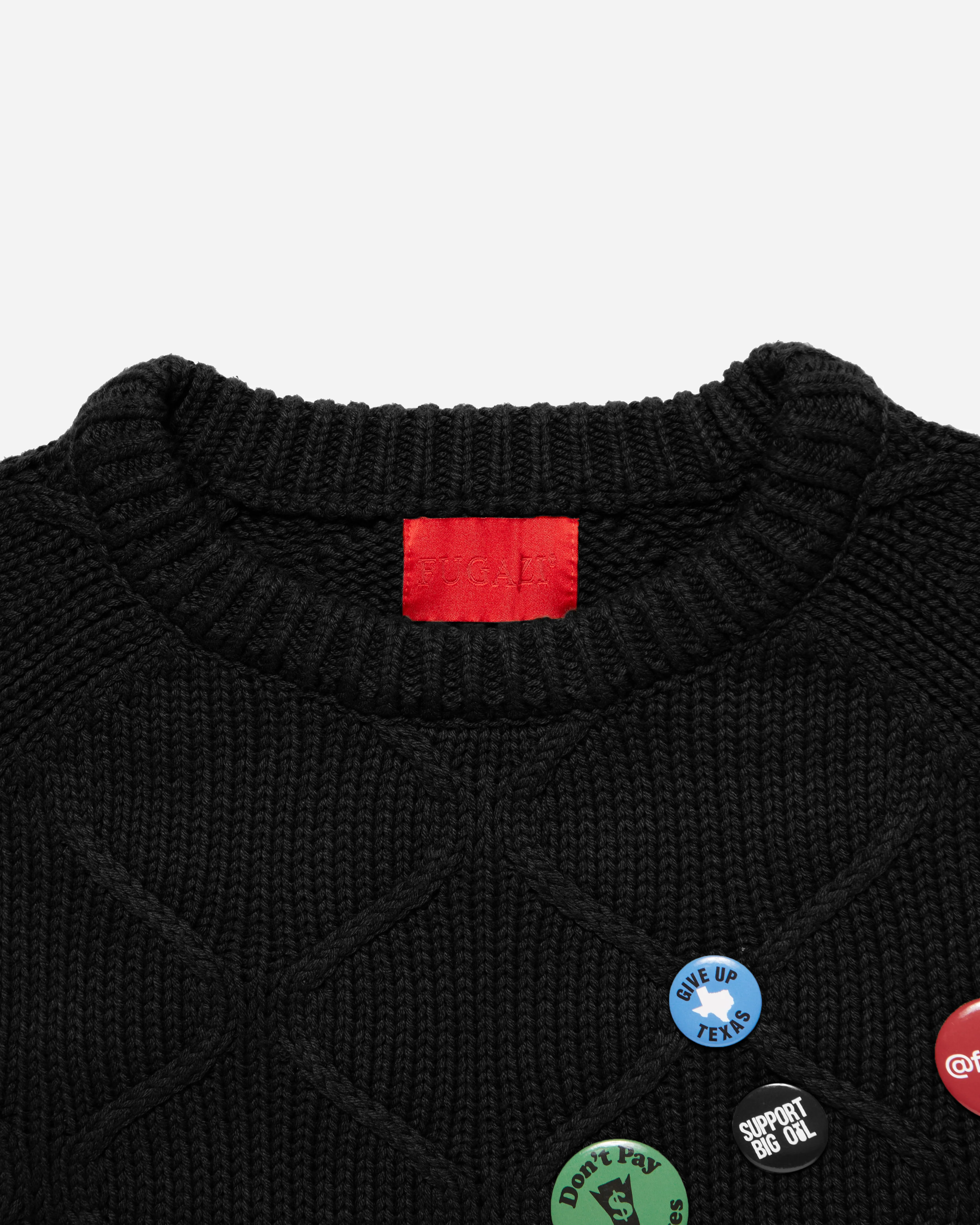 Liner Knit Sweater Black - Image 2
