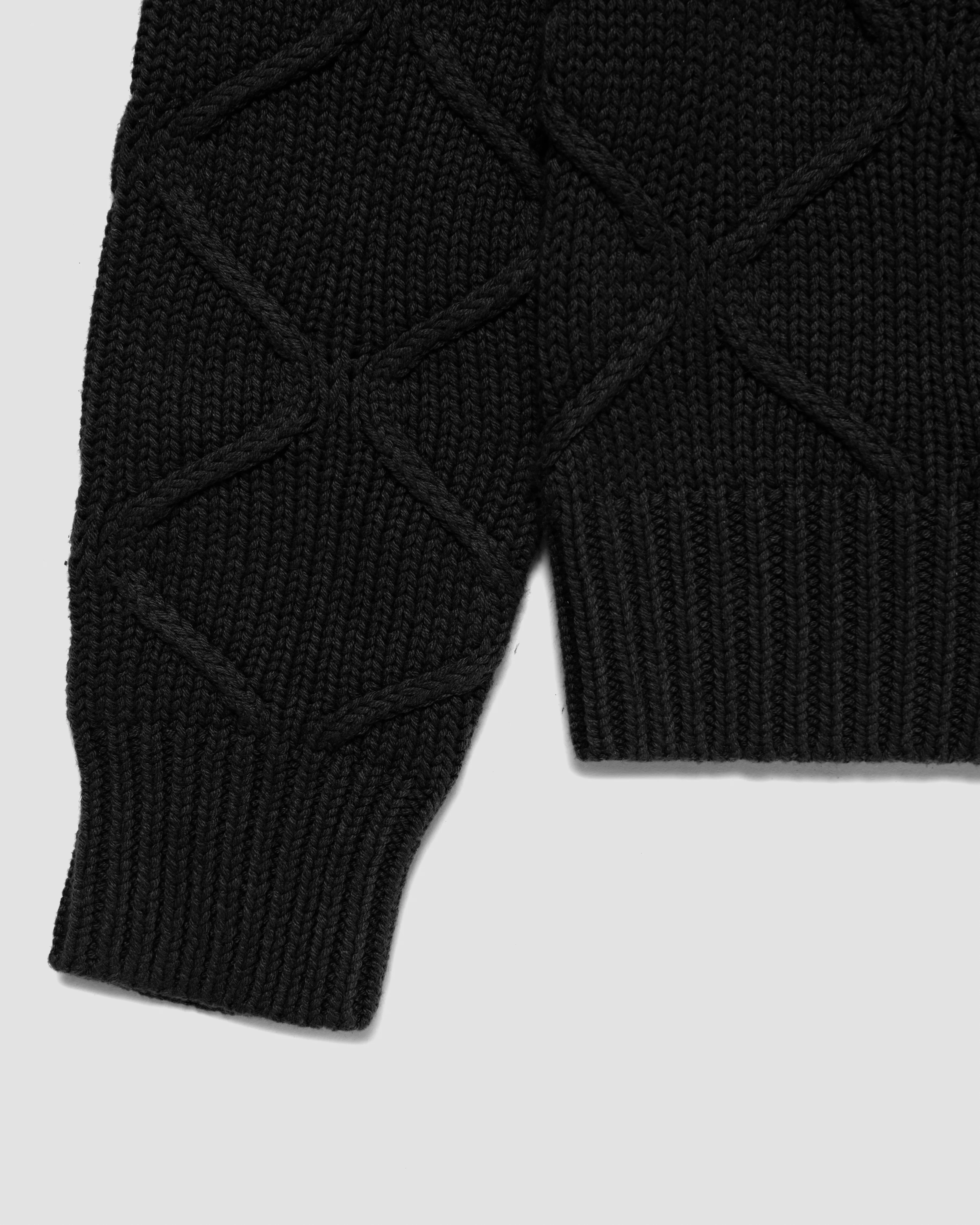 Liner Knit Sweater Black - Image 4
