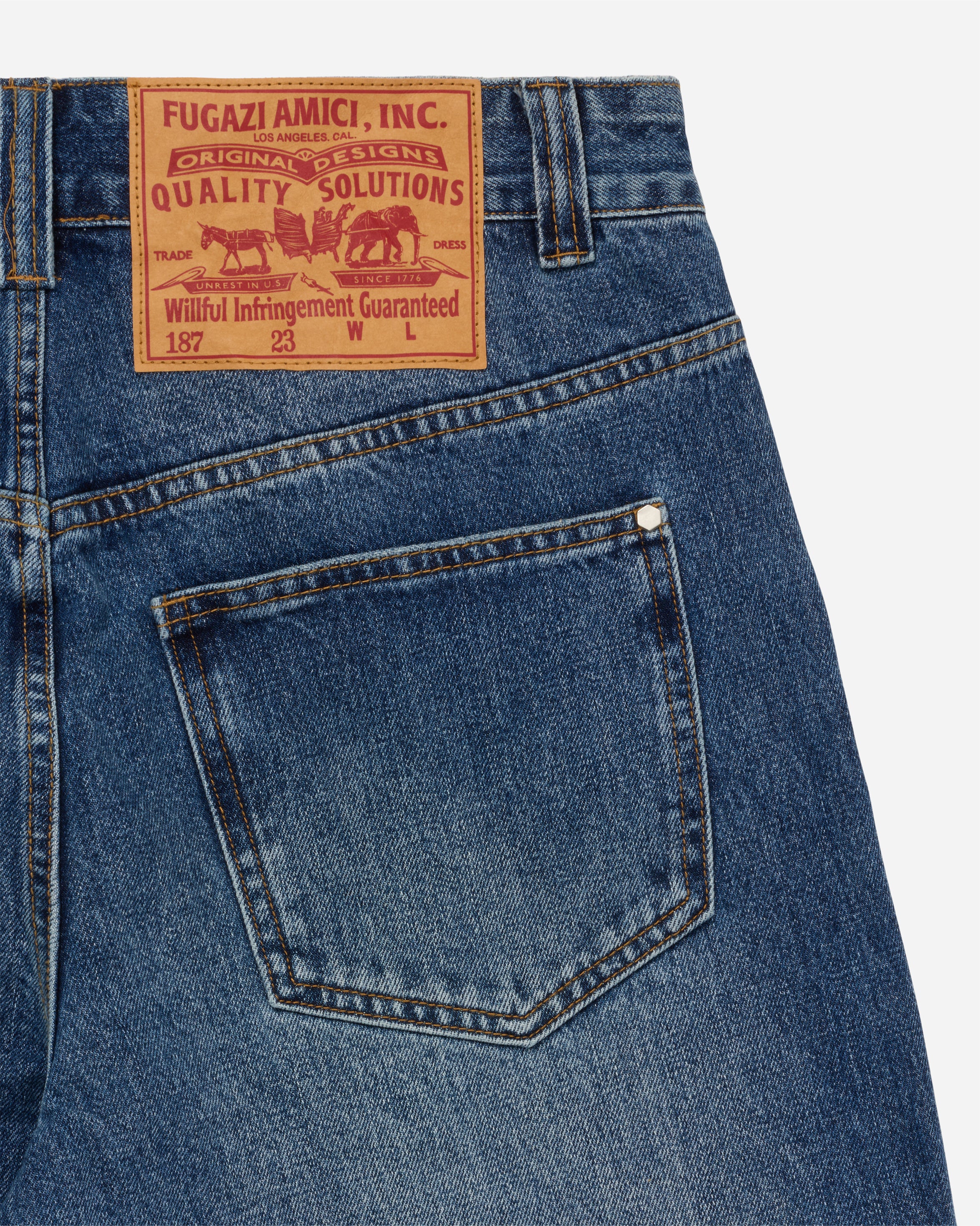 Novelty Jeans Dark Washed - Image 6