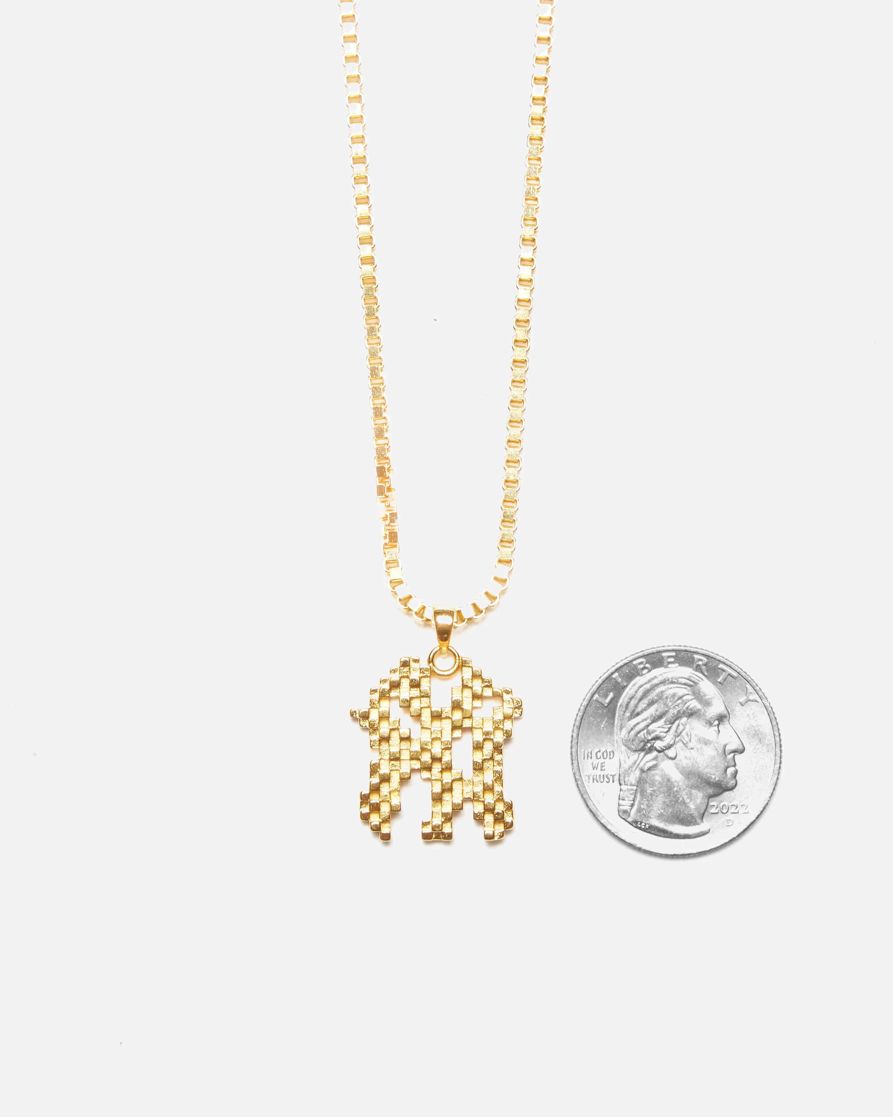 NY Censored Necklace Gold - Image 3