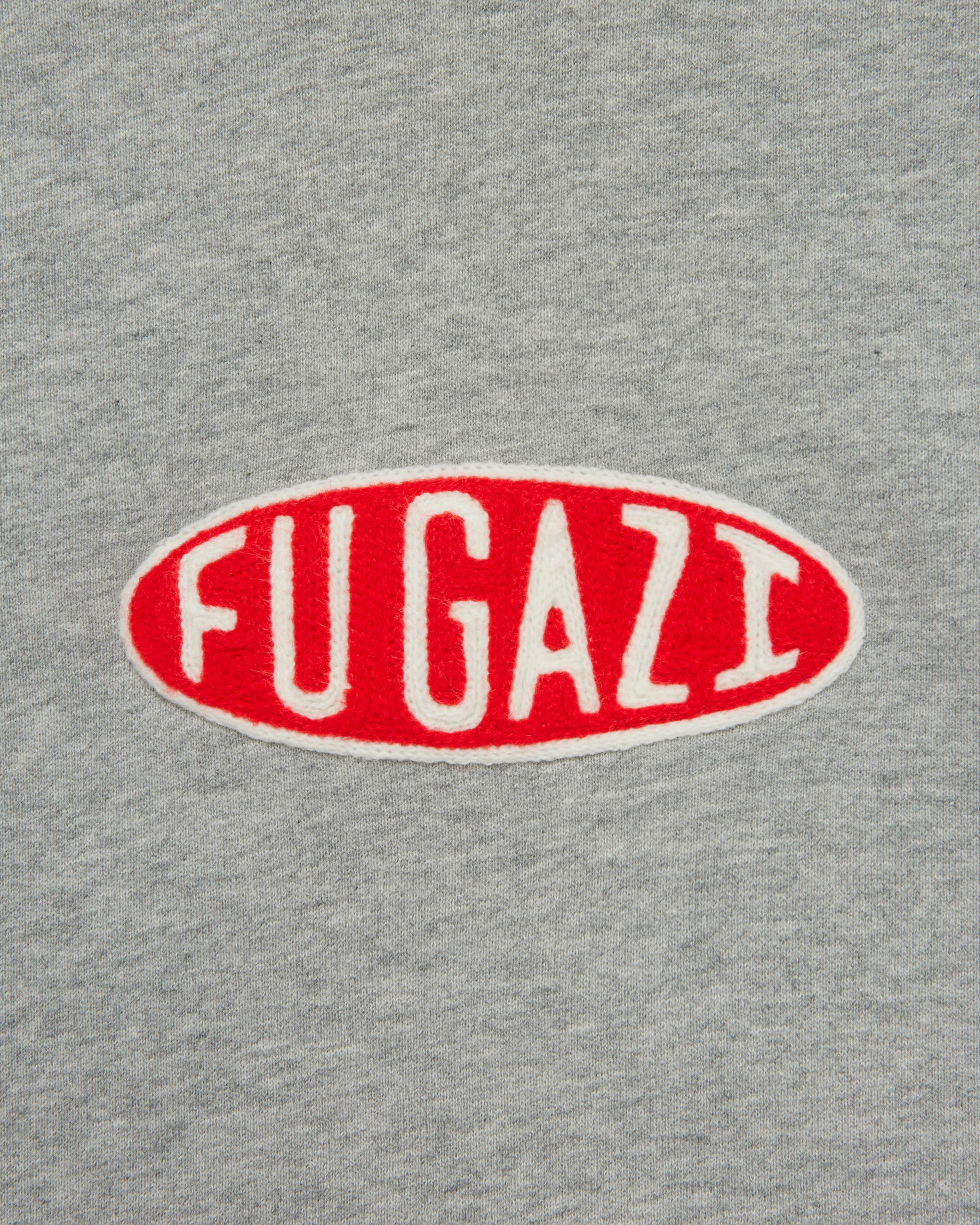 Chain Stitch Ogo Hoodie Grey - Image 2
