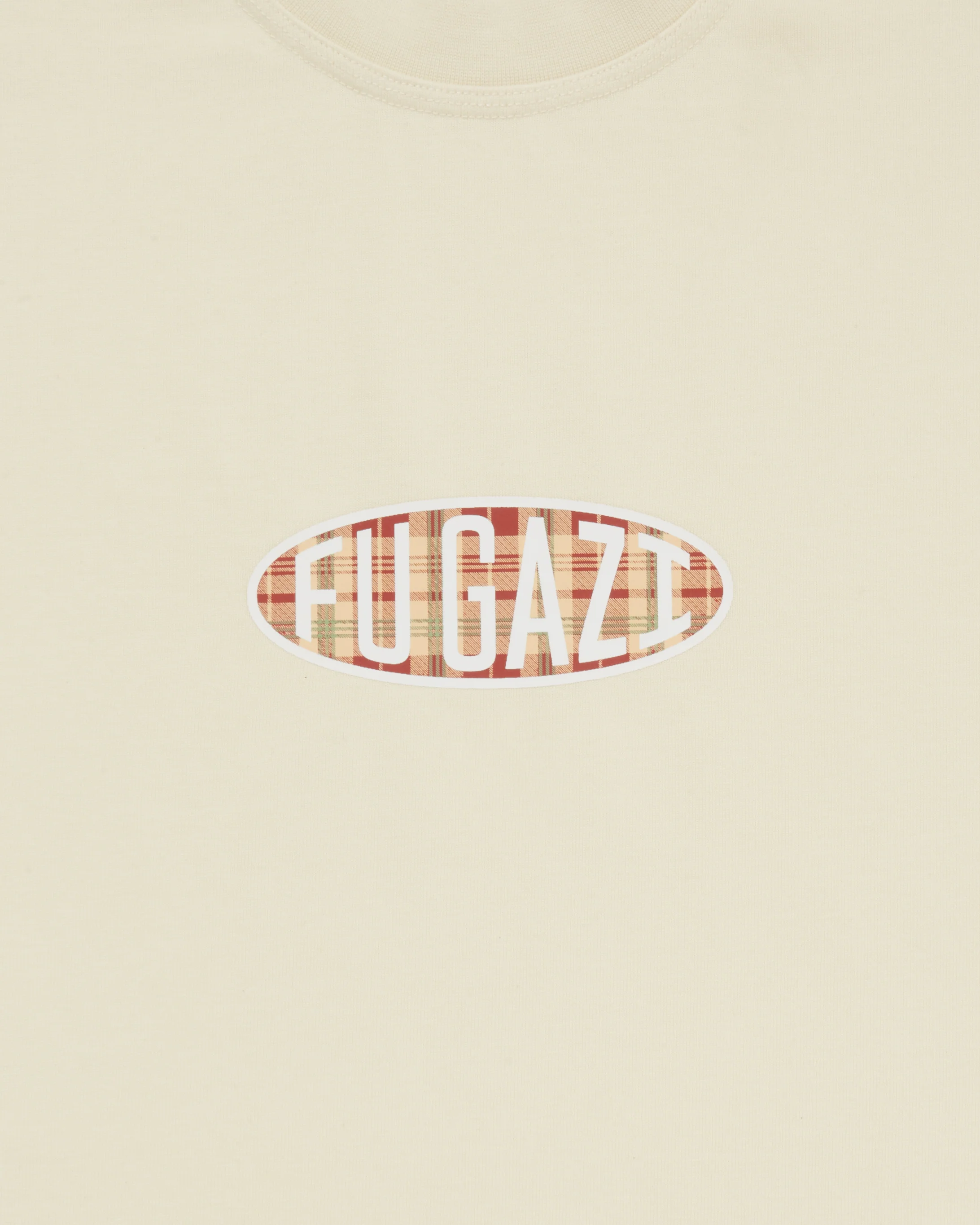 Plaid Ogo Tee Cream - Image 2