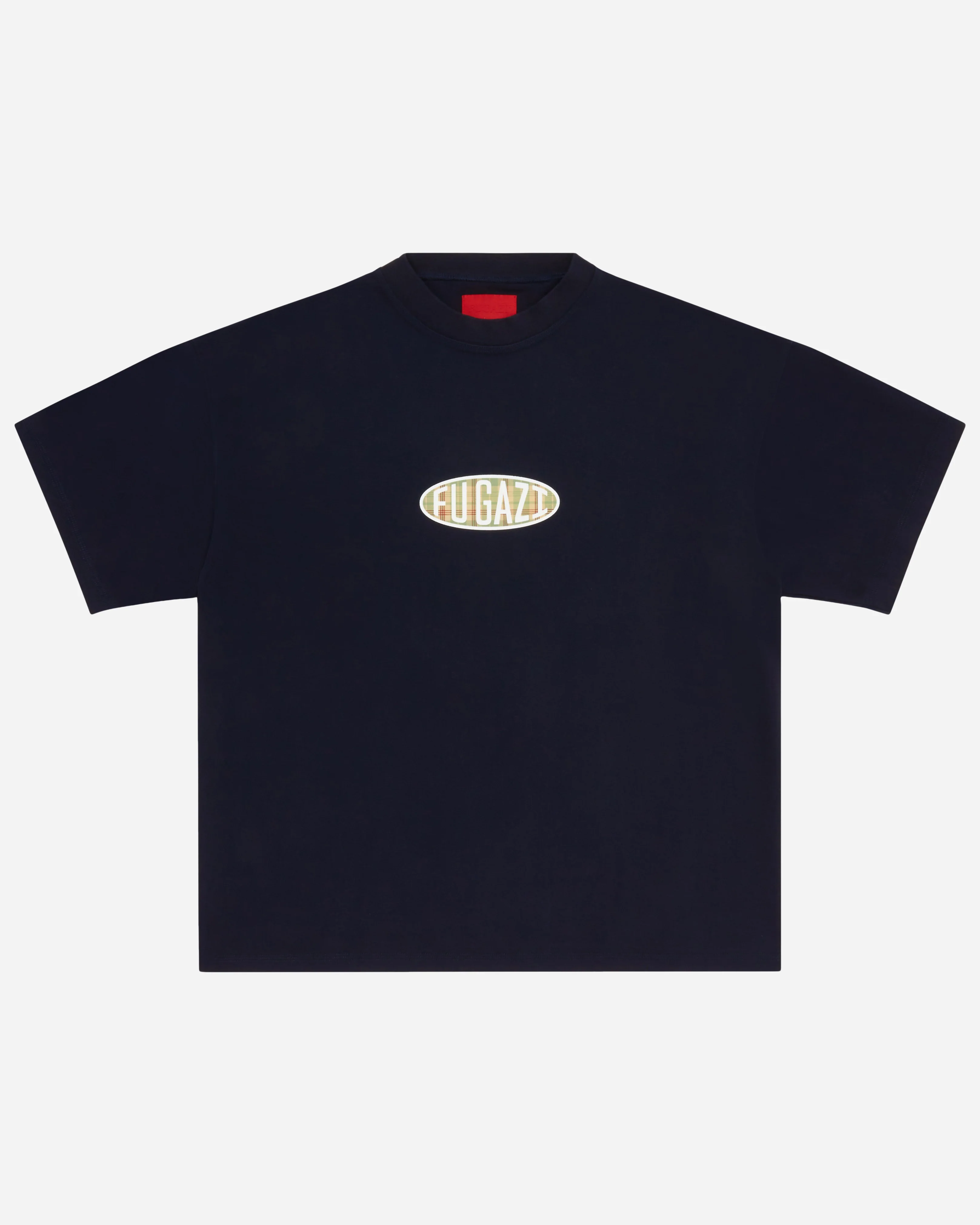 Plaid Ogo Tee Navy