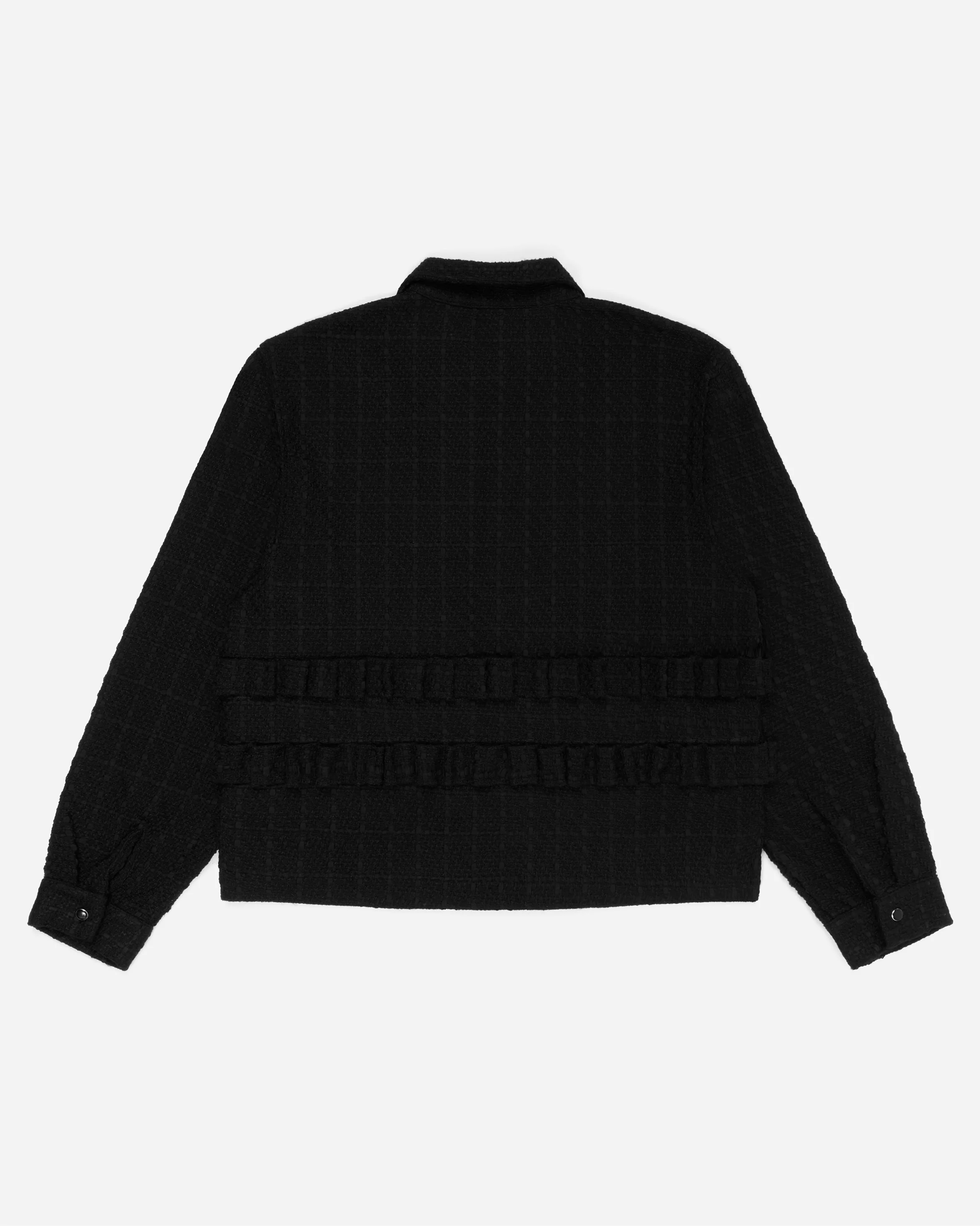 Shotgun Tweed Shirt Black - Image 5
