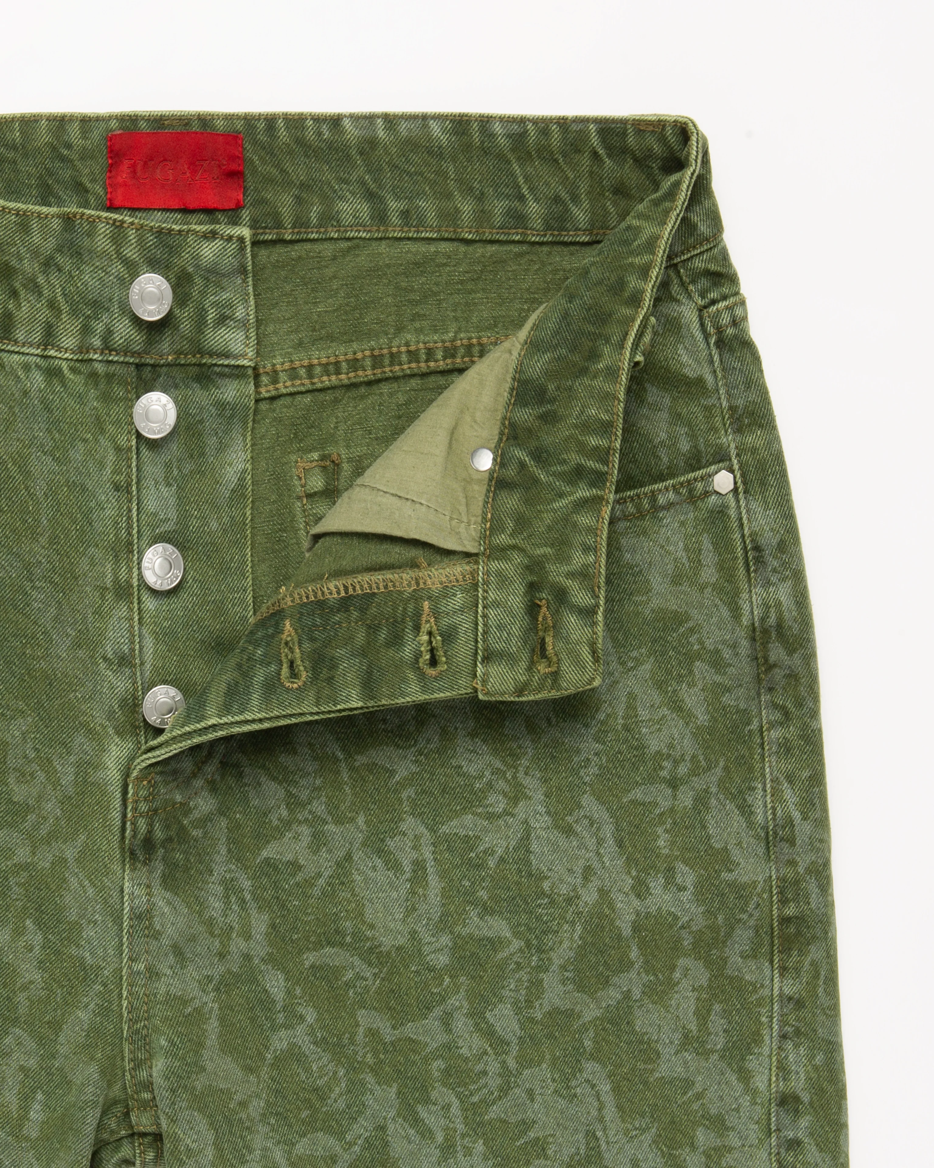 Soldier Camo Denim Shorts - Image 2