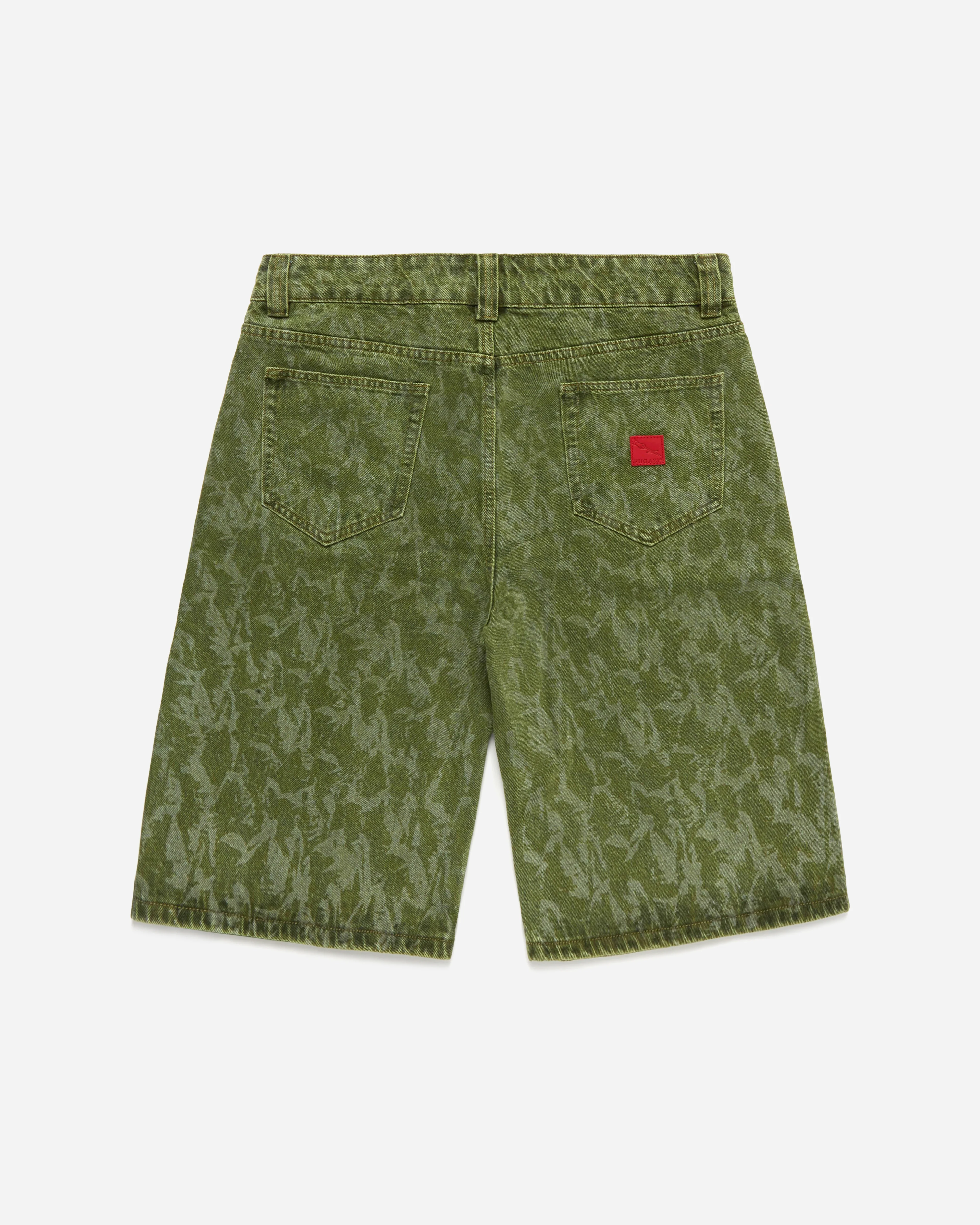 Soldier Camo Denim Shorts - Image 4
