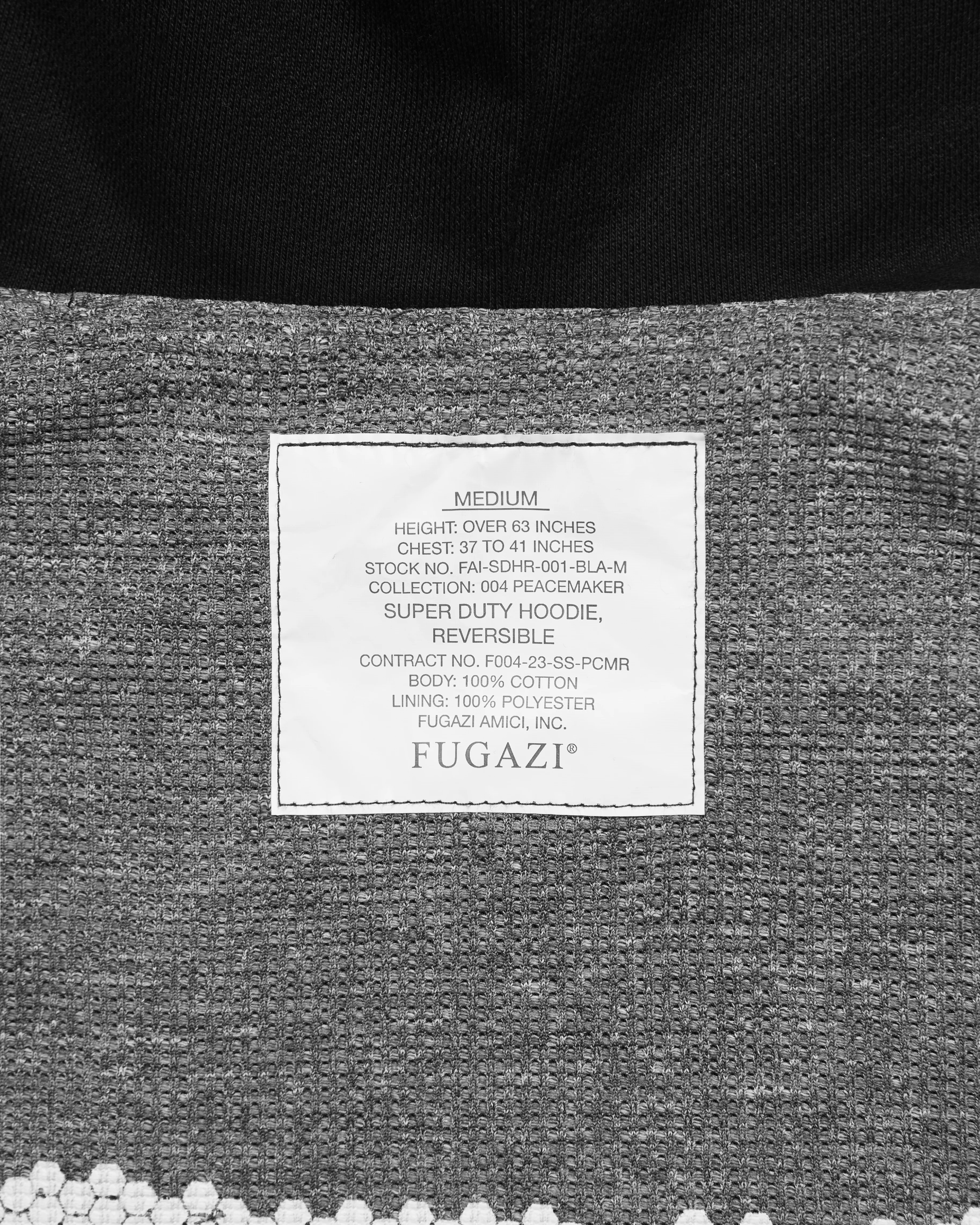 Super Duty Reversible Hoodie Black - Image 7