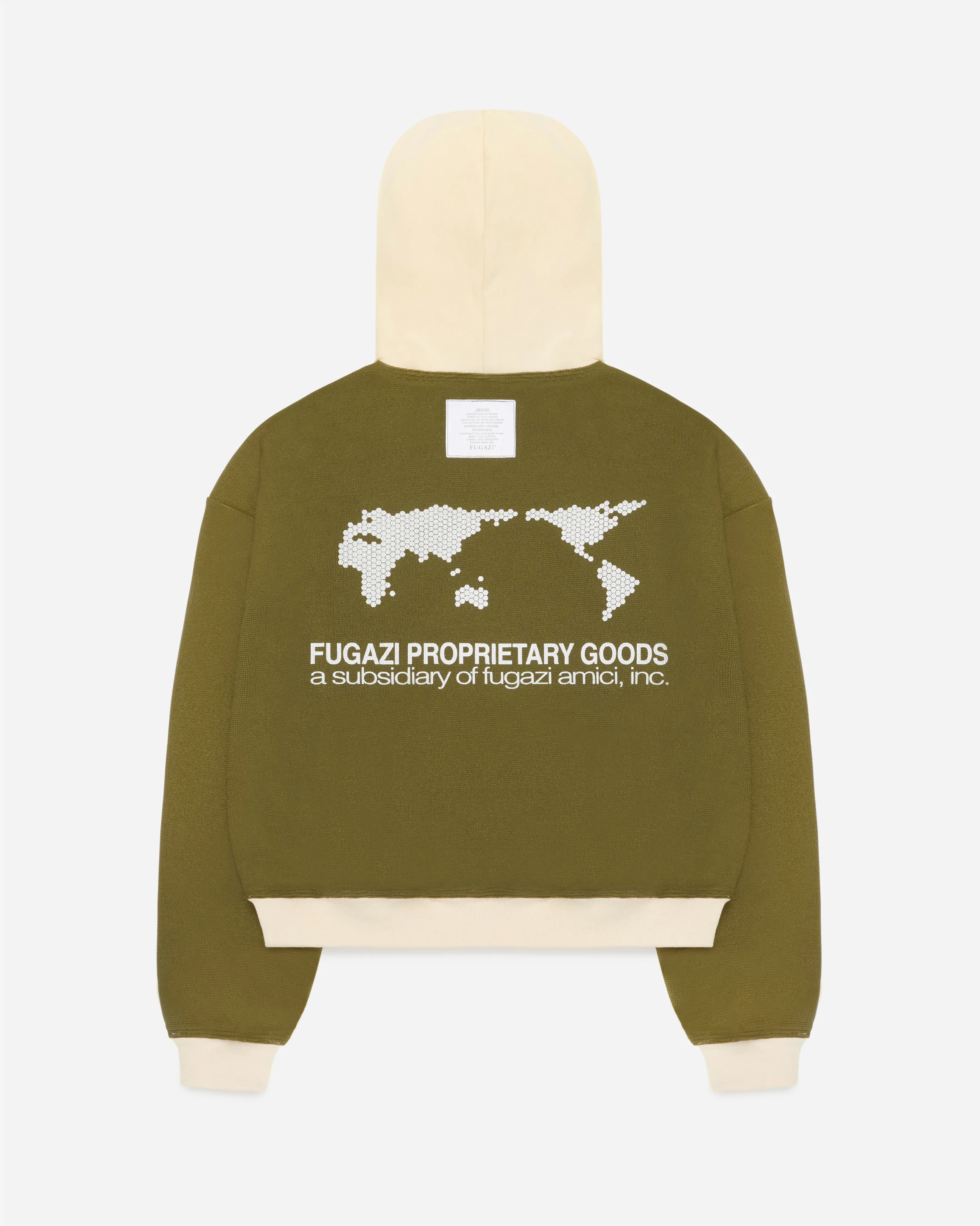 Super Duty Reversible Hoodie Cream