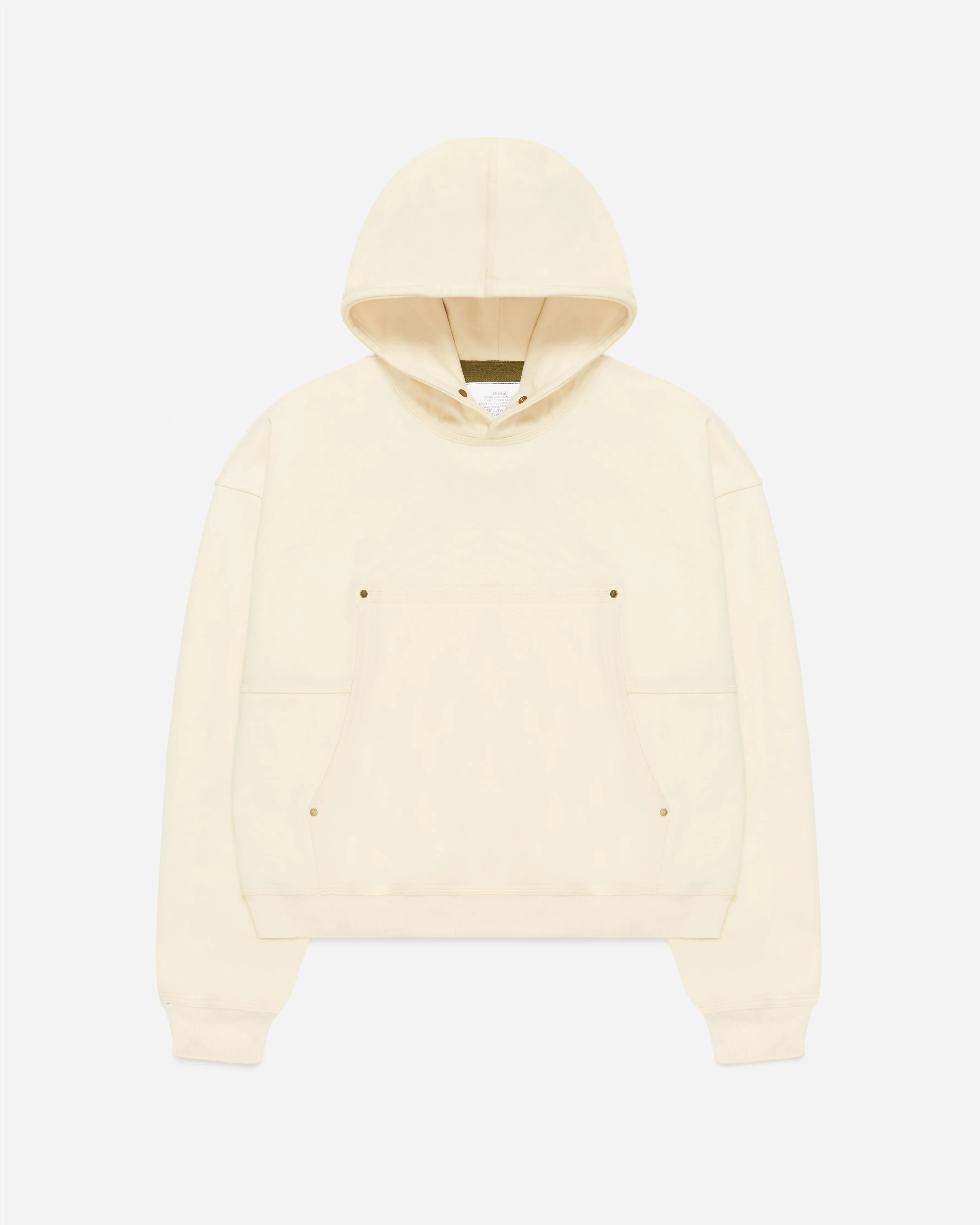 Super Duty Reversible Hoodie Cream - Image 2