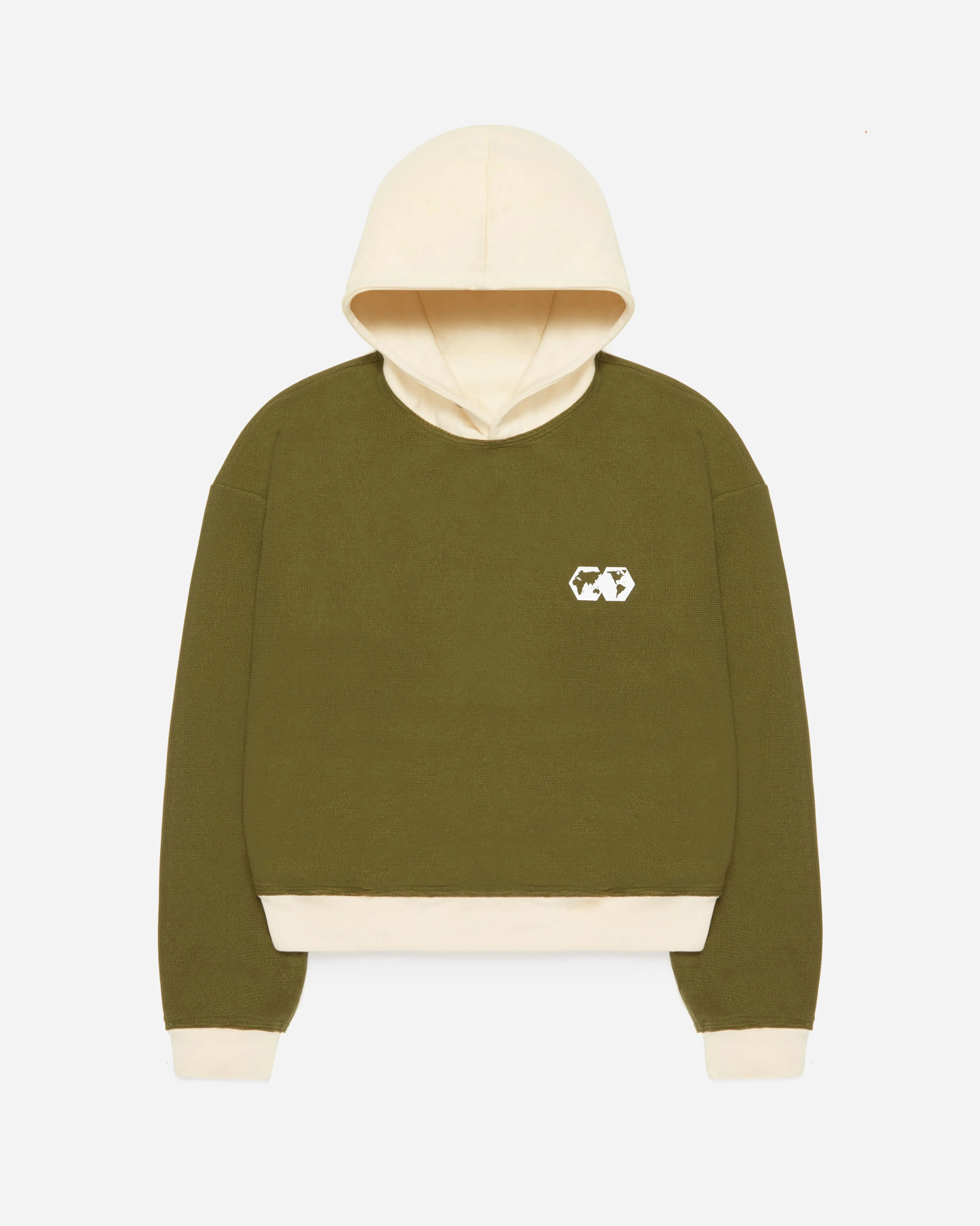 Super Duty Reversible Hoodie Cream - Image 6