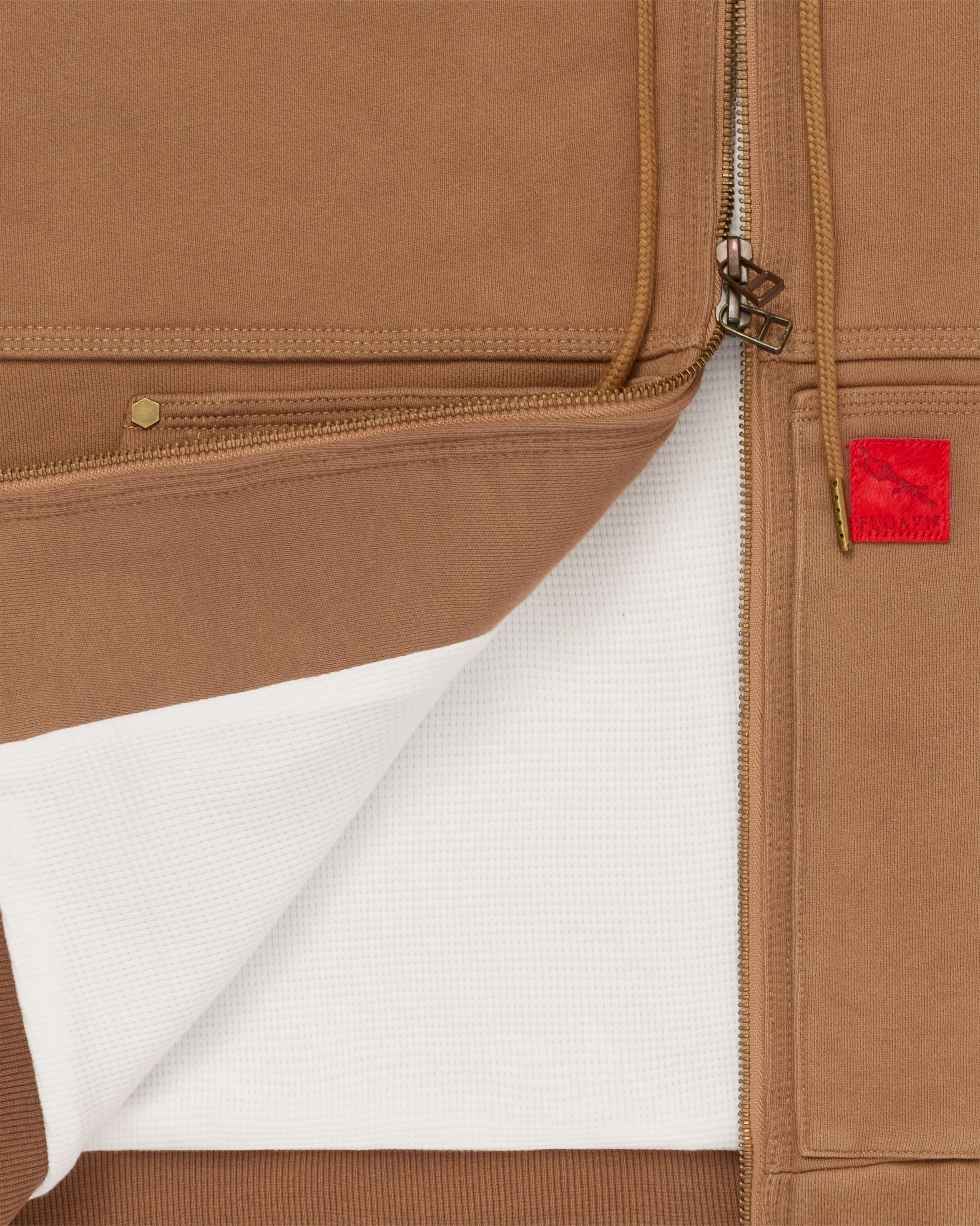 Super Duty Zip Hoodie Tan - Image 2