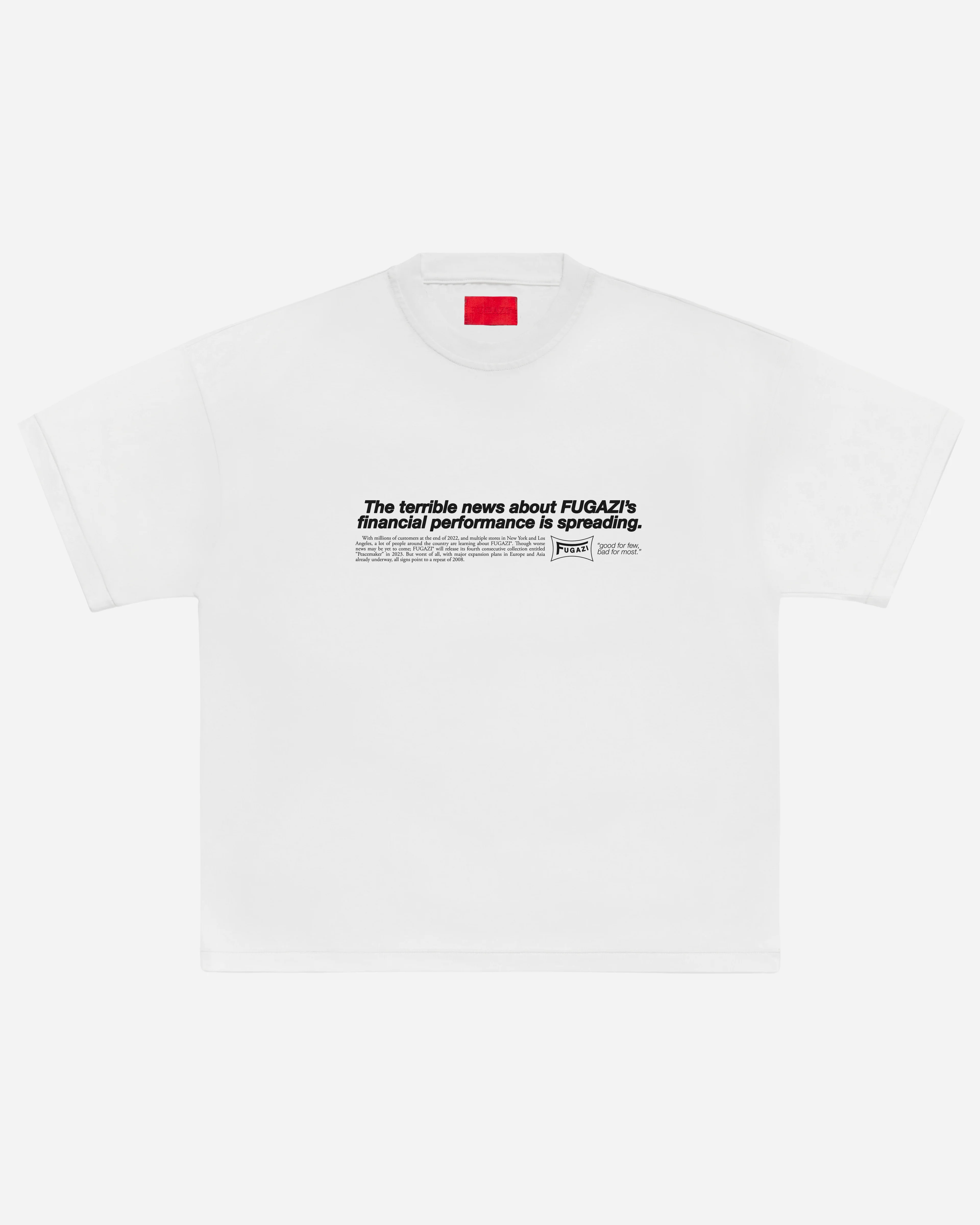 Terrible News Tee White