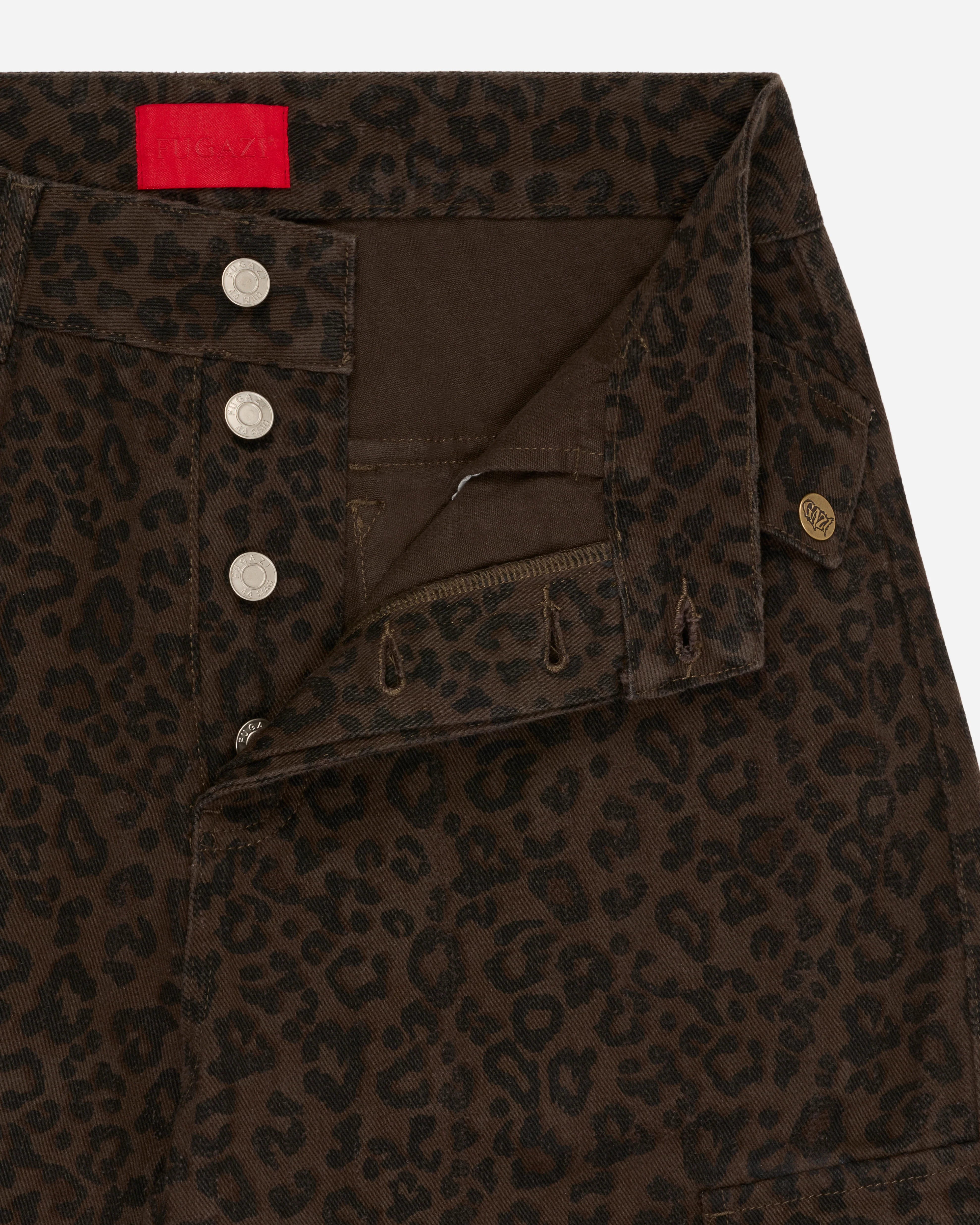 Textured Cargo Pant Leopard - Image 2