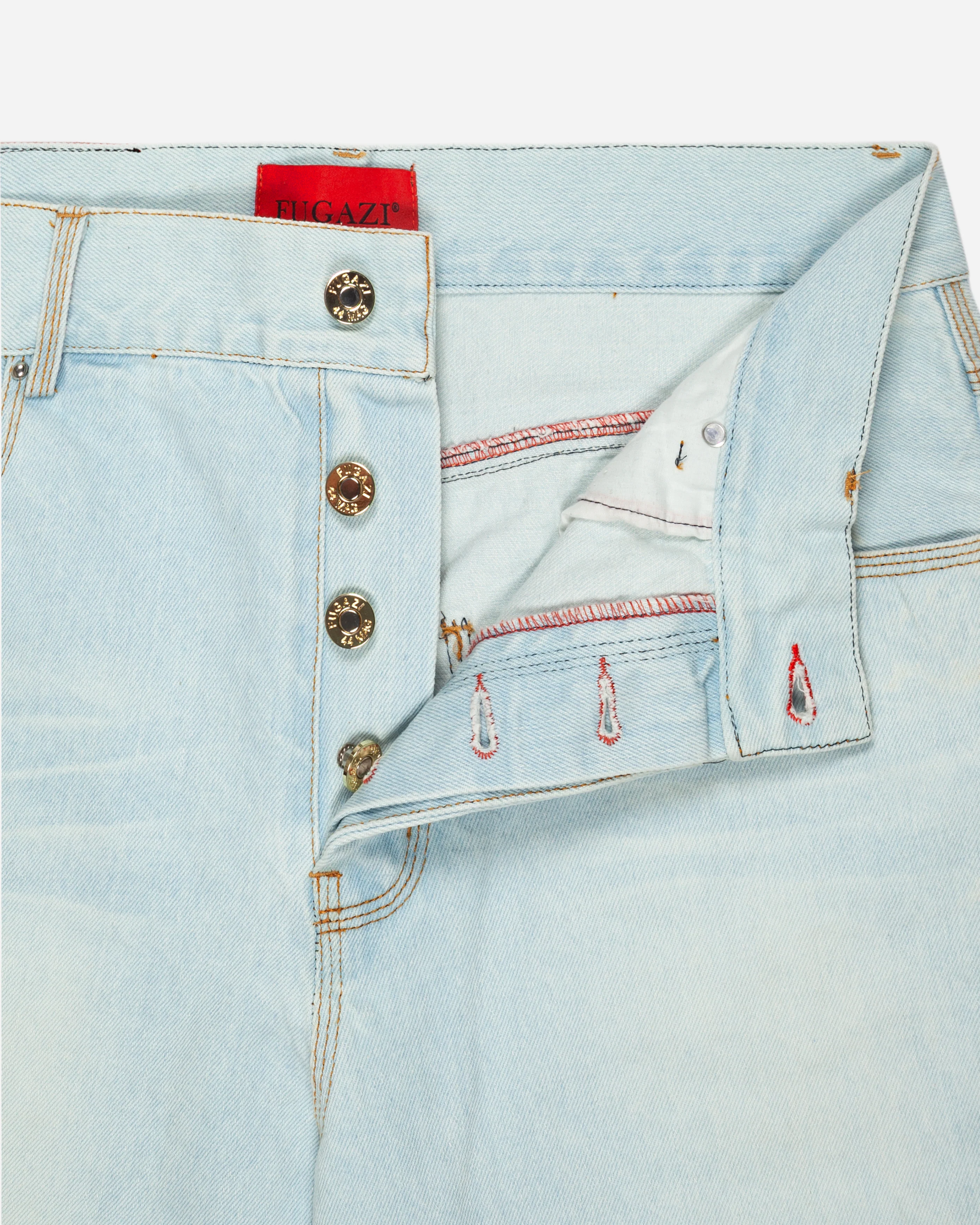Triple Stitch Jeans Stone Washed - Image 2