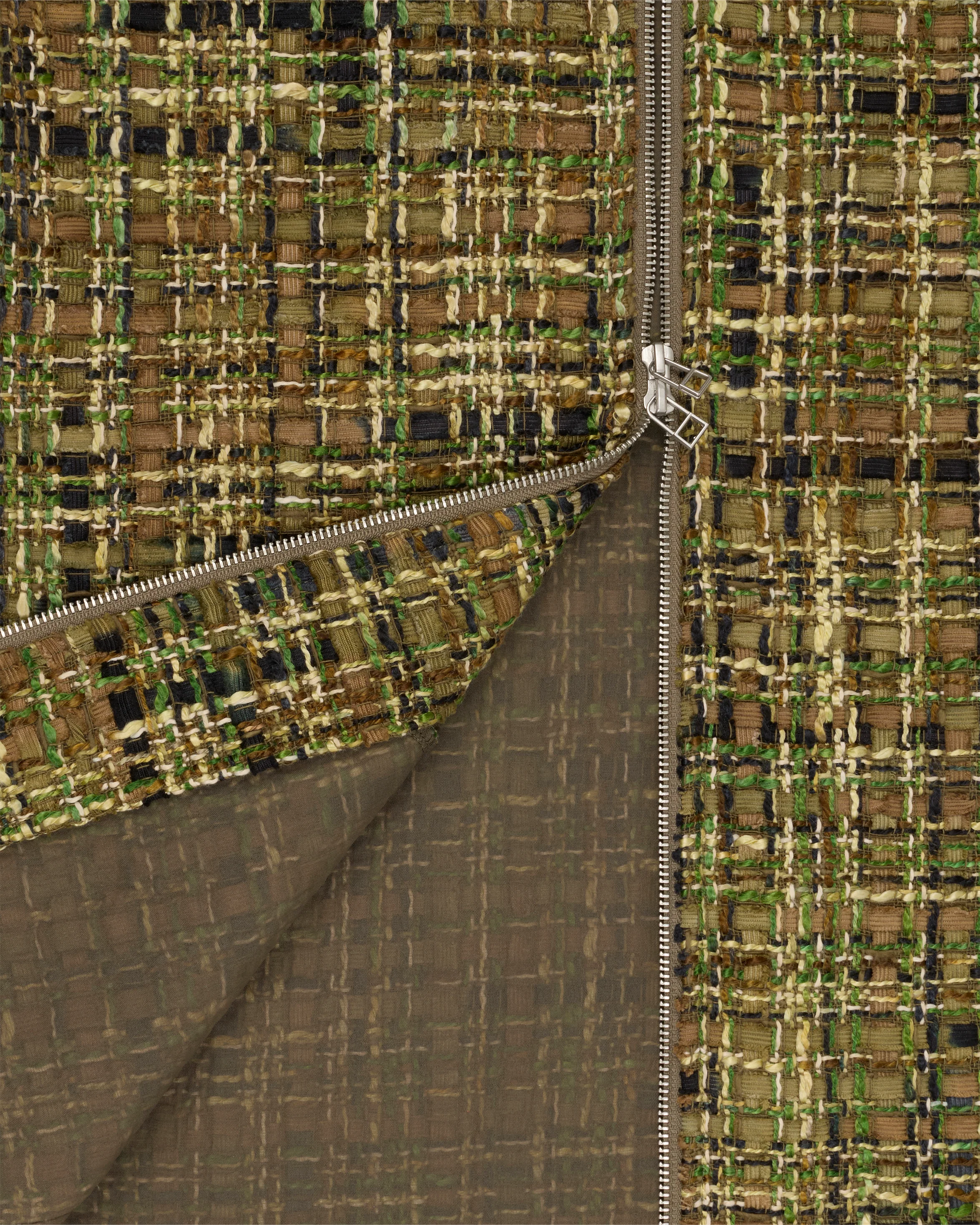 Tweed Zip Hoodie Camo - Image 3