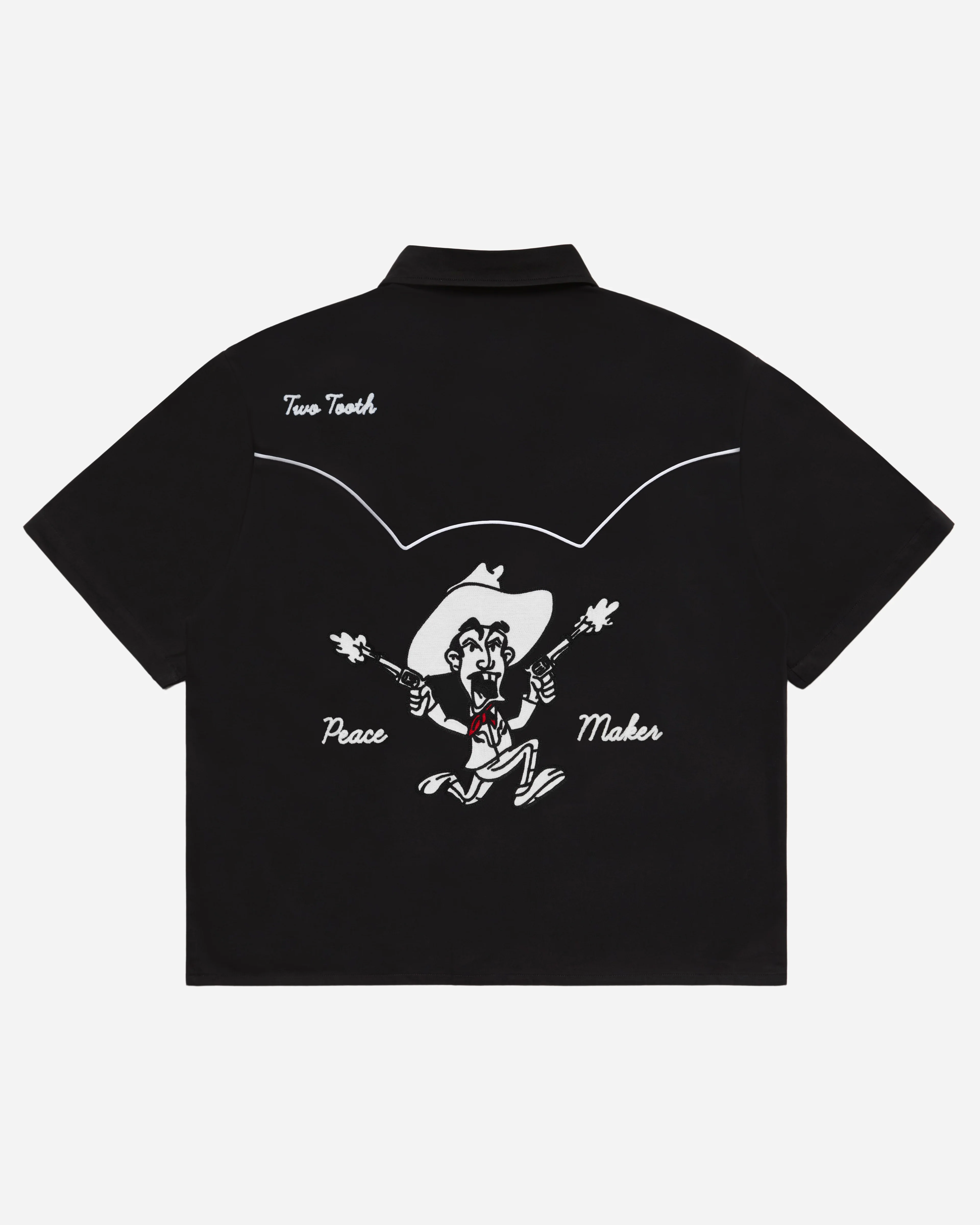 Two Tooth Bowling Shirt Black - Image 3