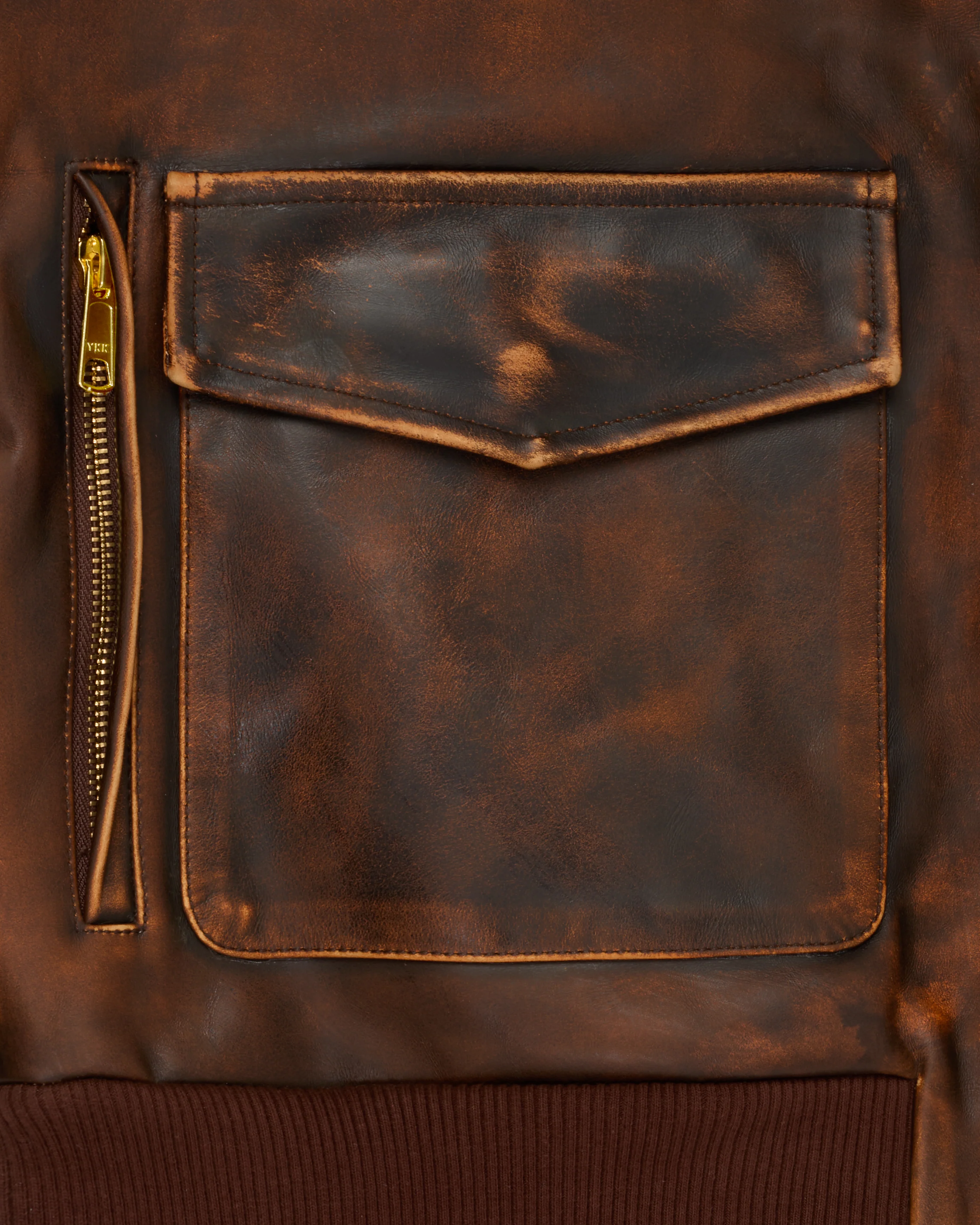 Two Tooth Leather Bomber - Image 2