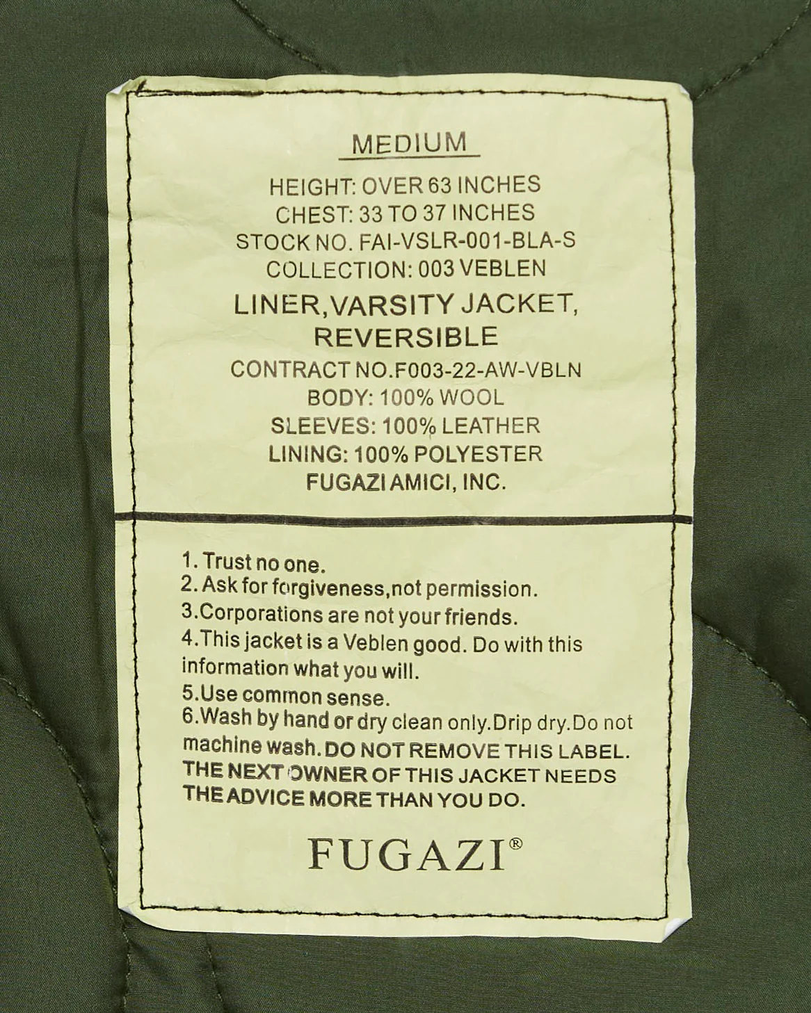 "Veblen" Reversible Varsity Jacket - Image 9