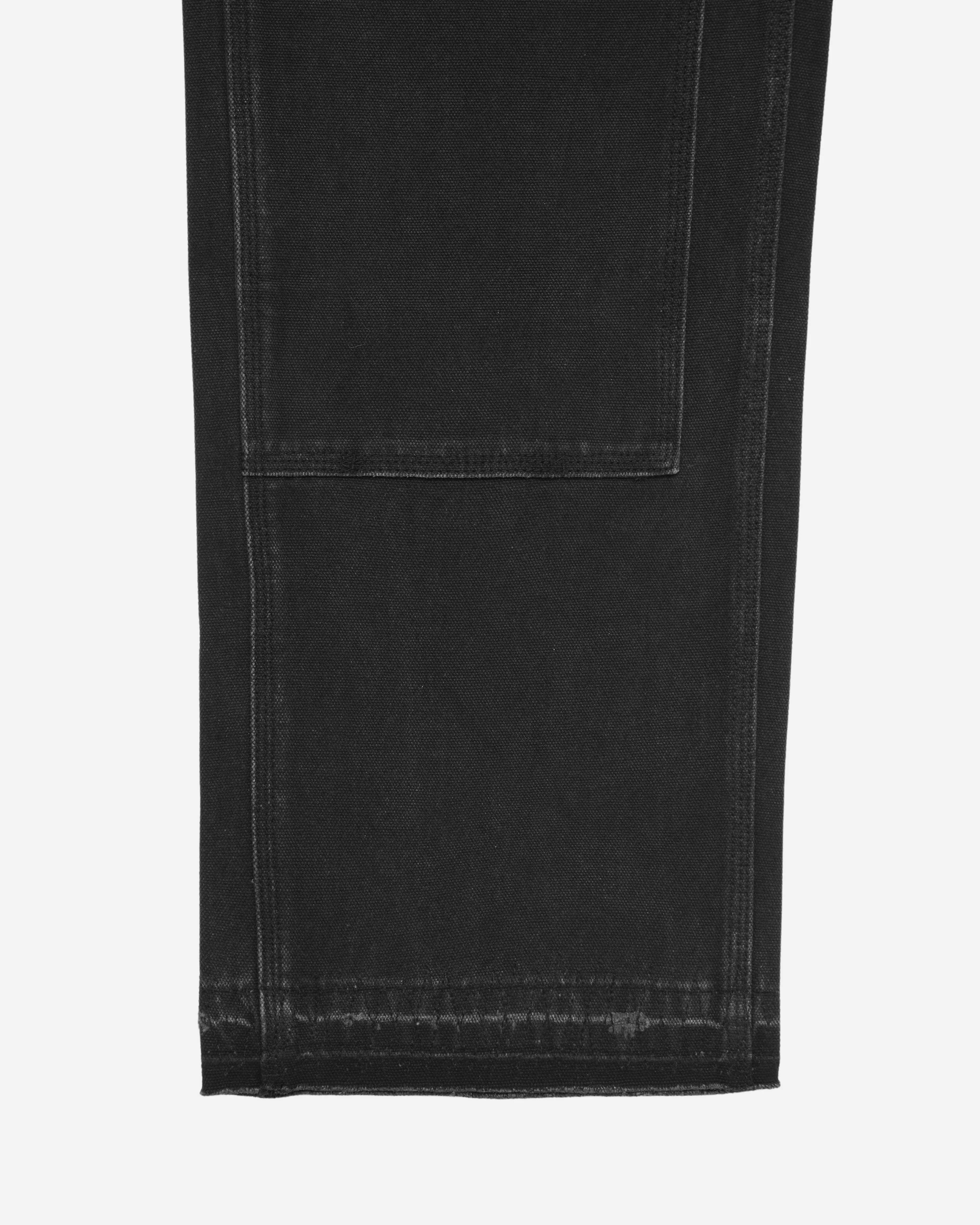 Washed Double Knee Work Pant Black - Image 4