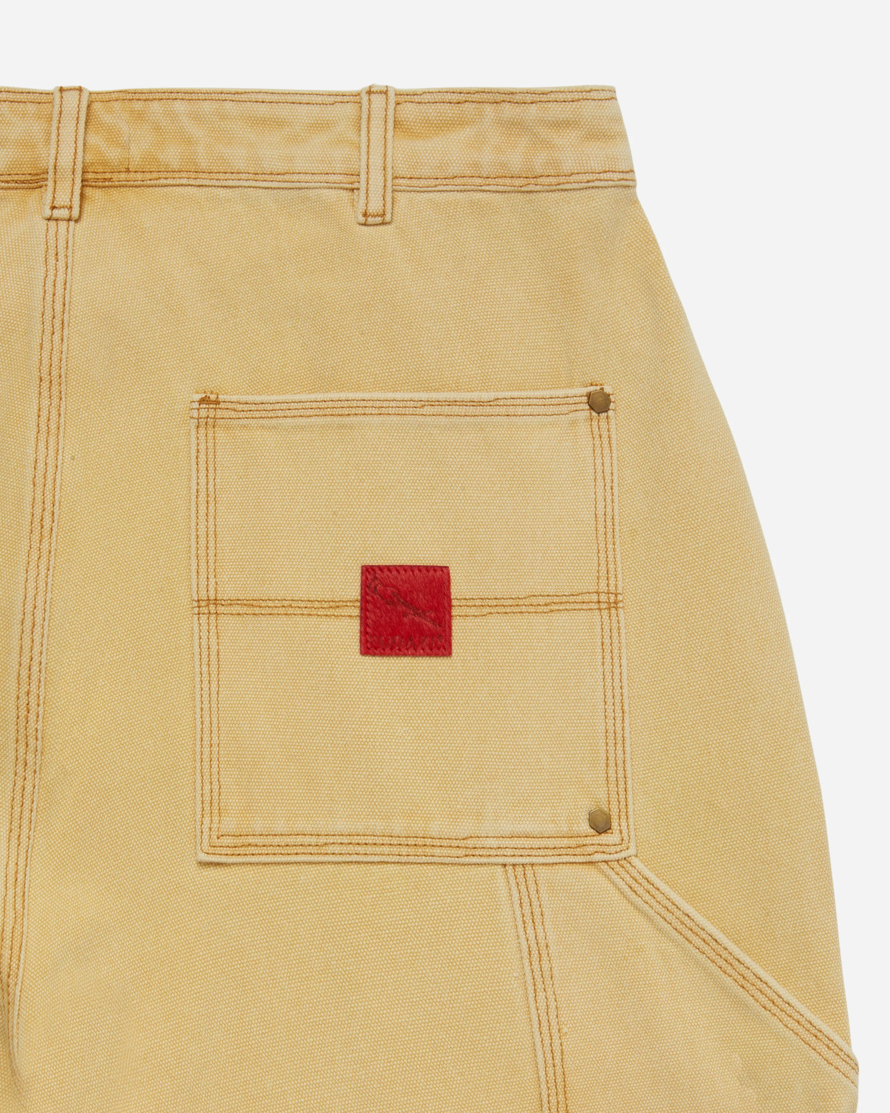 Washed Double Knee Work Pant Tan - Image 6
