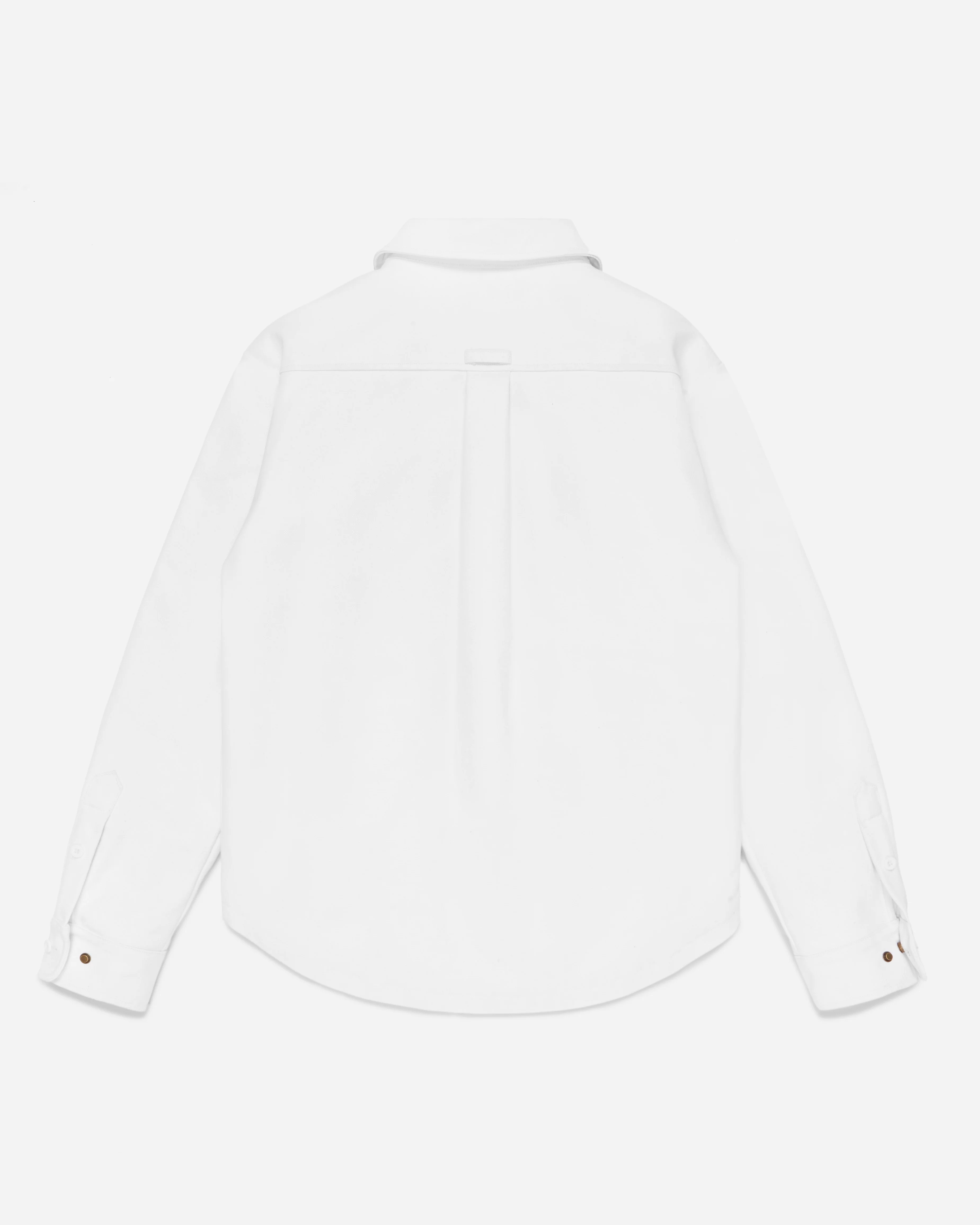 White Collar Work Jacket White - Image 7