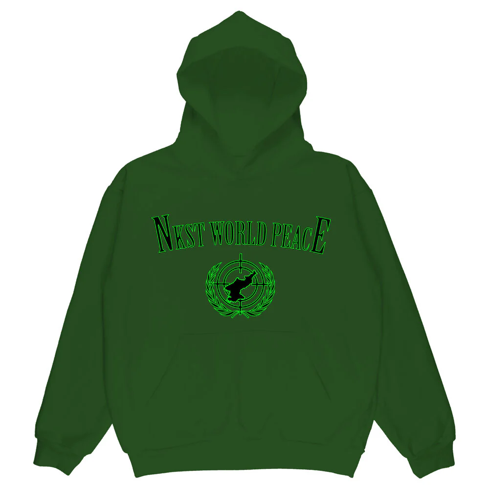 World Peace Hoodie Army Green